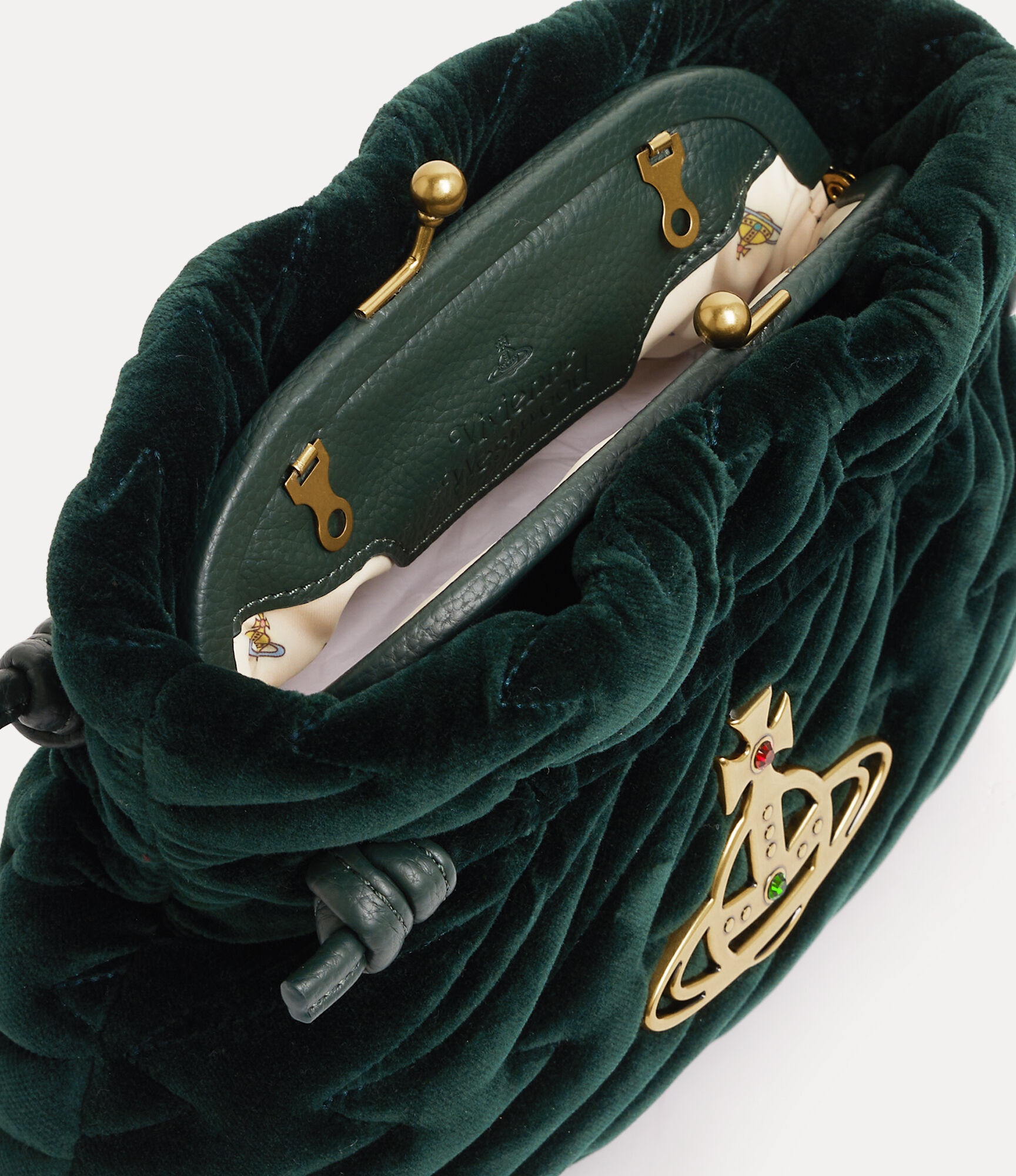Vivienne Westwood(送料関税込み) EVA SMALL CLUTCH BAG Vivienne Westwood 'eva Small' Clutch Bag | italist
