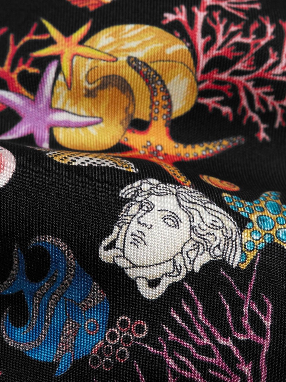 Underwater Baroco silk tie - 3