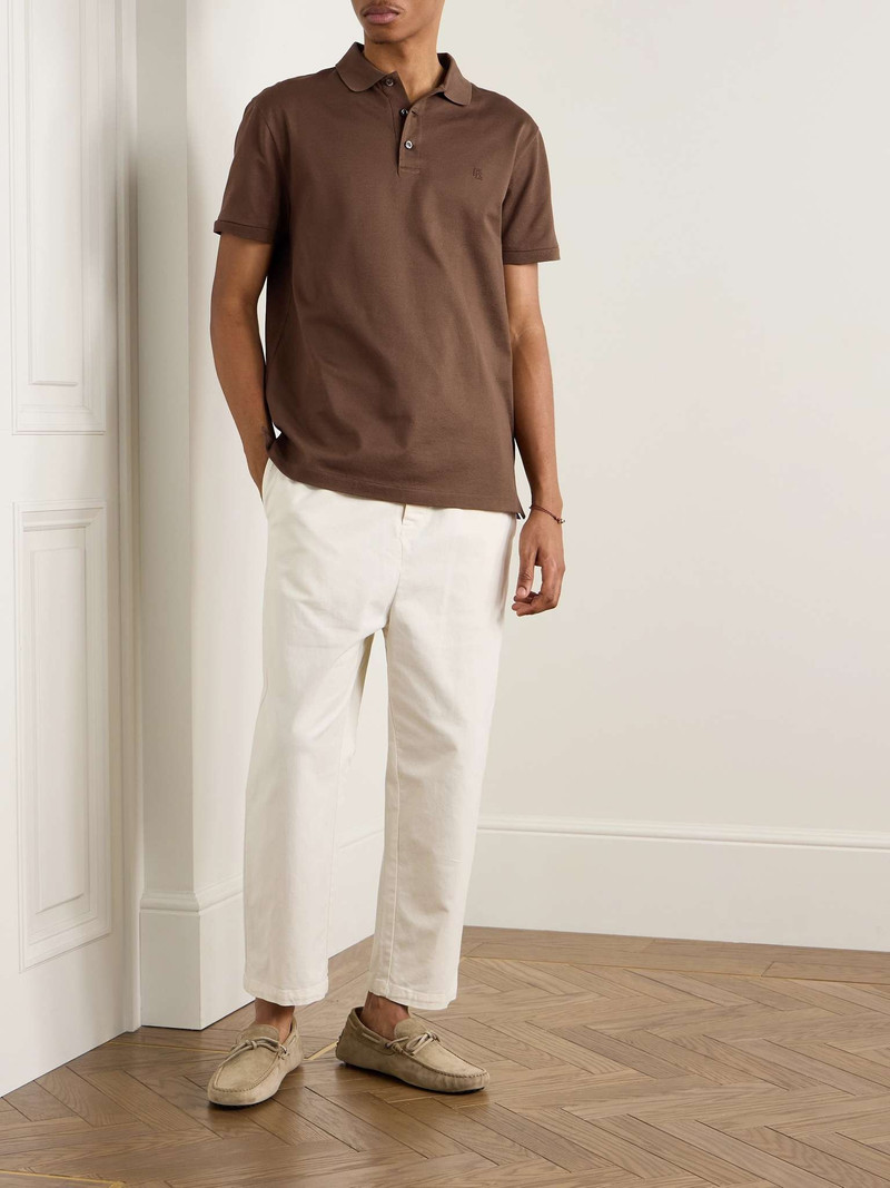Ralph Lauren Logo-Embroidered Cotton-Piqué Polo Shirt outlook