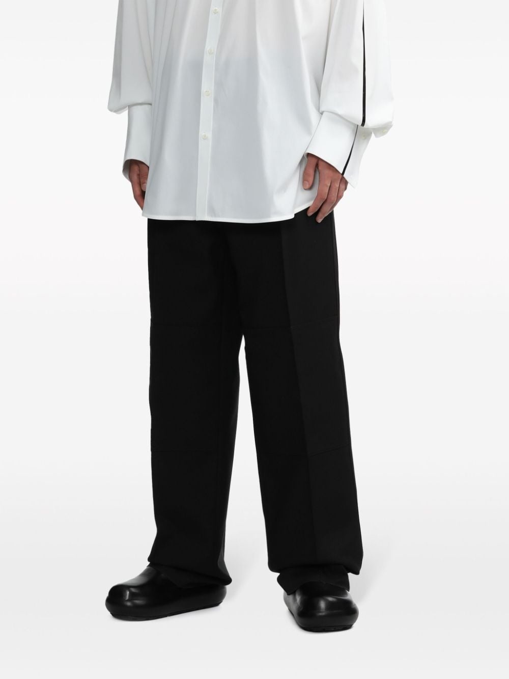 tailored wide-leg trousers - 3