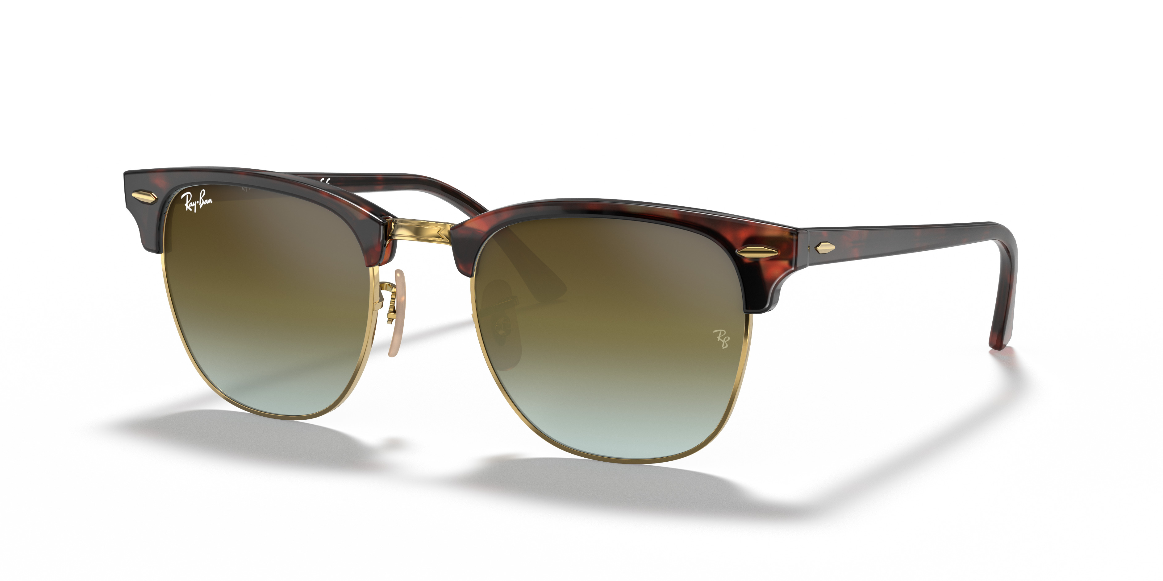 RB3016 Clubmaster Flash Lenses Gradient - 1