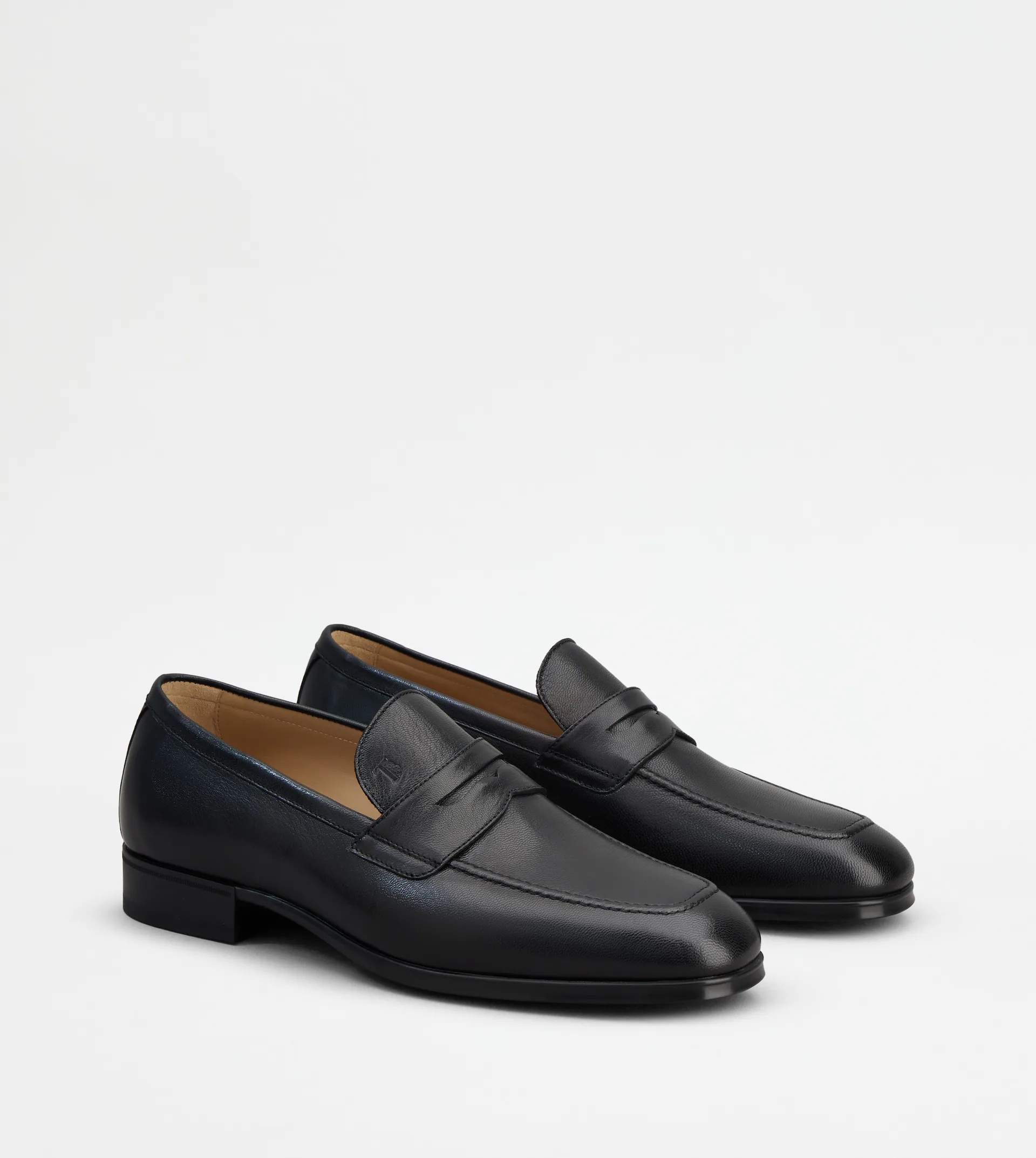 LOAFERS IN LEATHER - BLACK - 3
