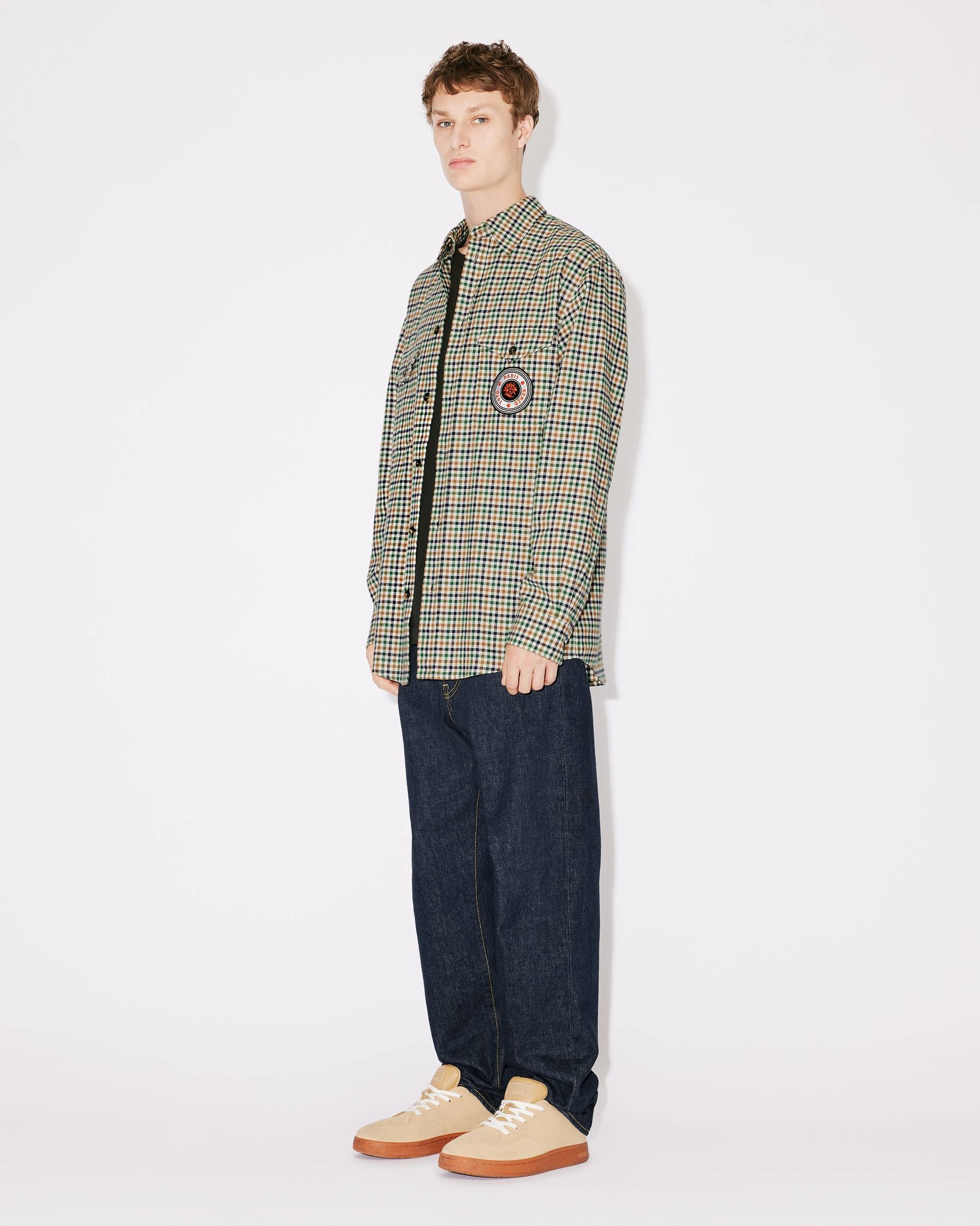 'KENZO Travel' checked shirt - 5
