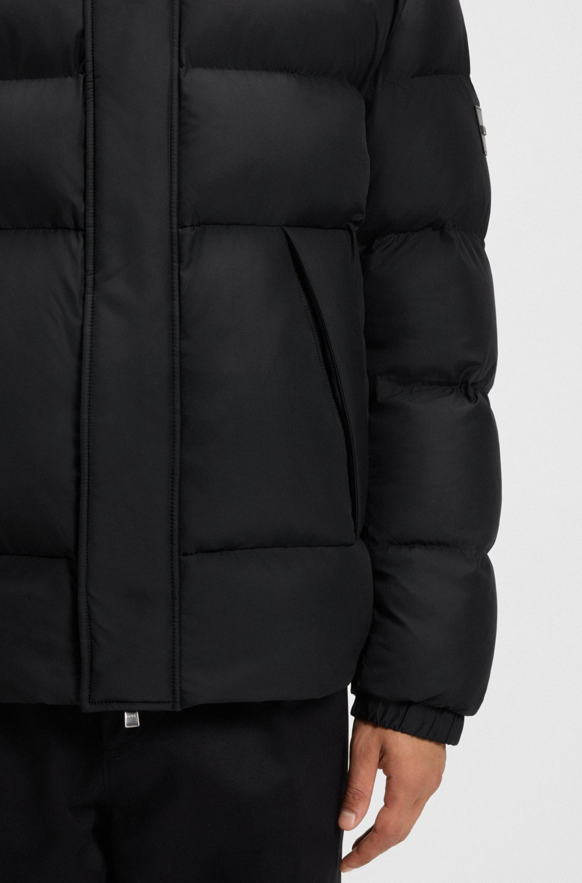 WATER-REPELLENT JACKET WITH LOGO BADGE - 6