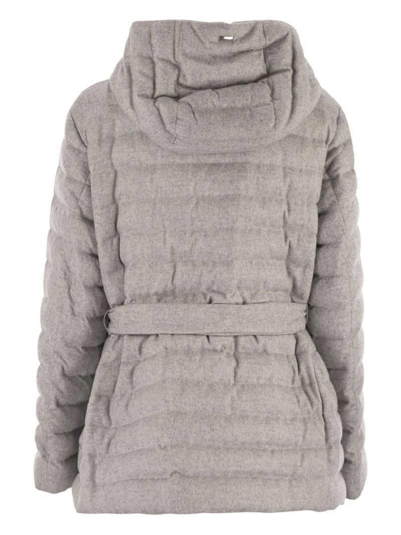 Herno long-sleeves hooded quilted jacket outlook