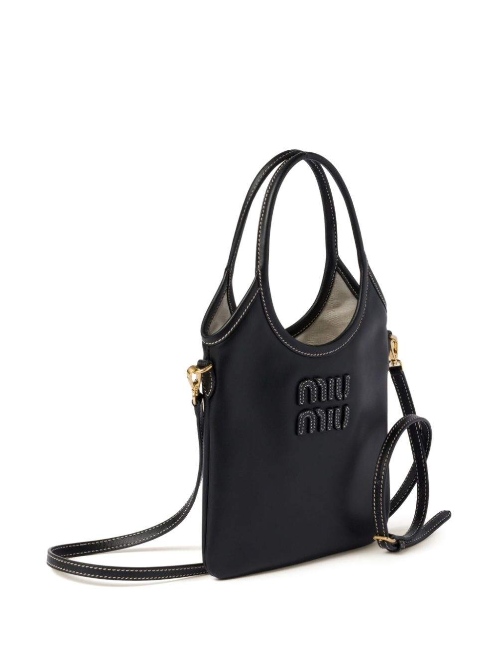 Ivy leather tote bag - 5