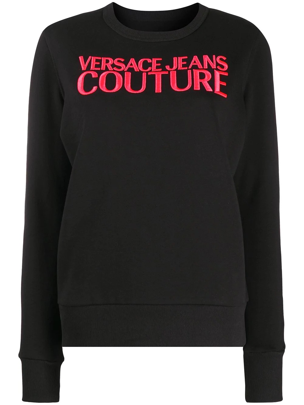 embroidered logo sweatshirt - 1