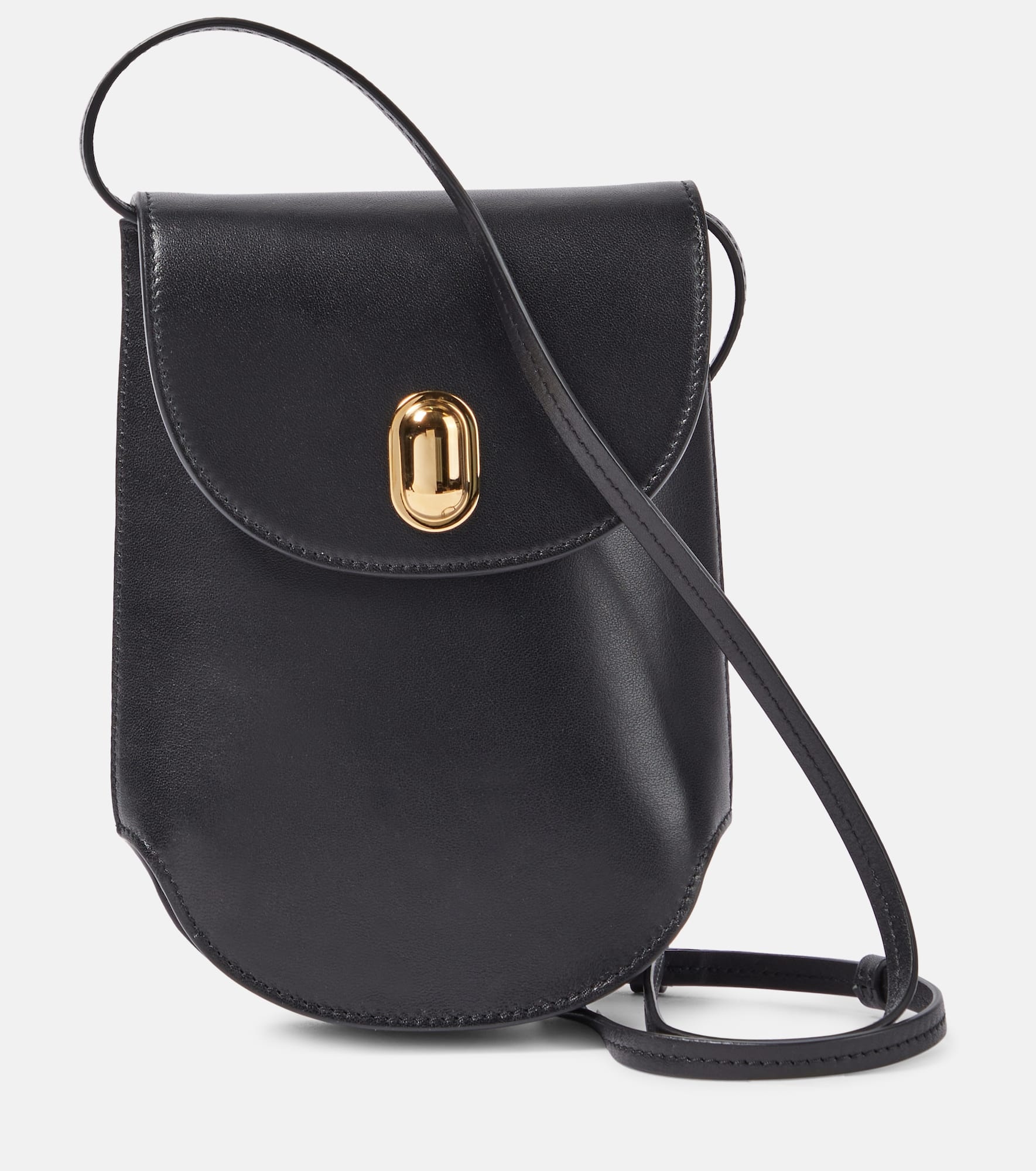 Tondo leather crossbody bag - 1