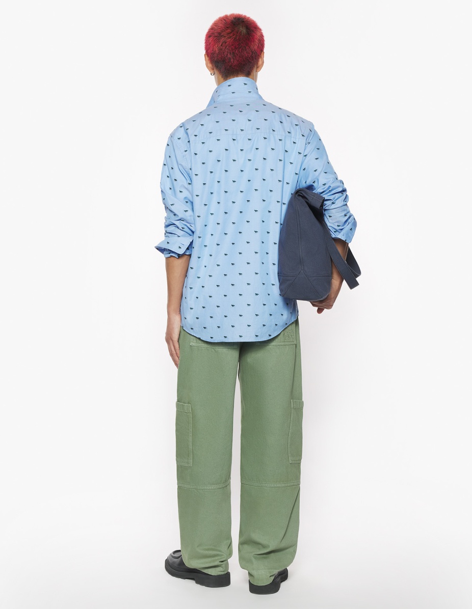 PROFILE FOX CASUAL STRIPED SHIRT - 5