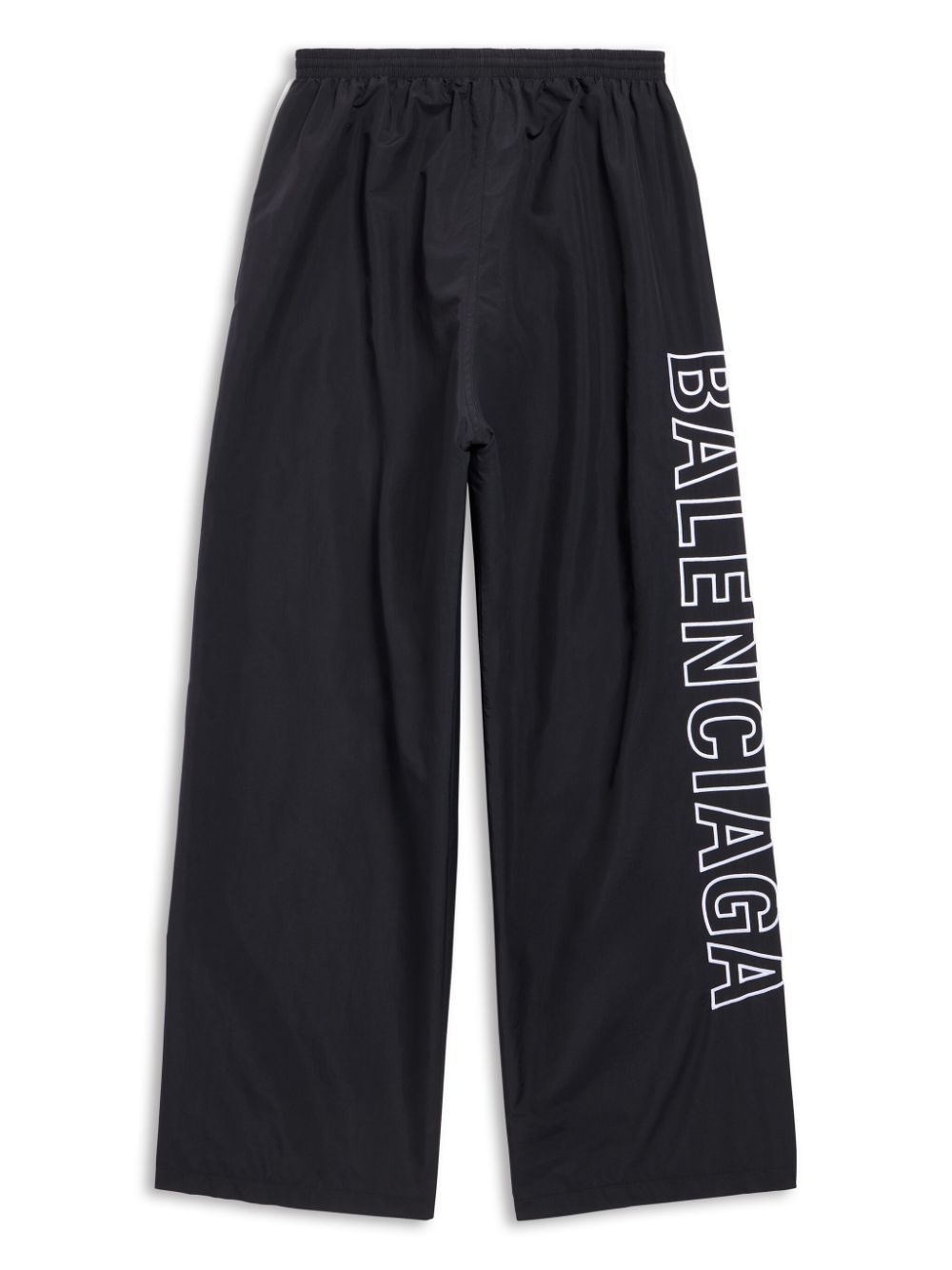 logo-print wide-leg track pants - 6