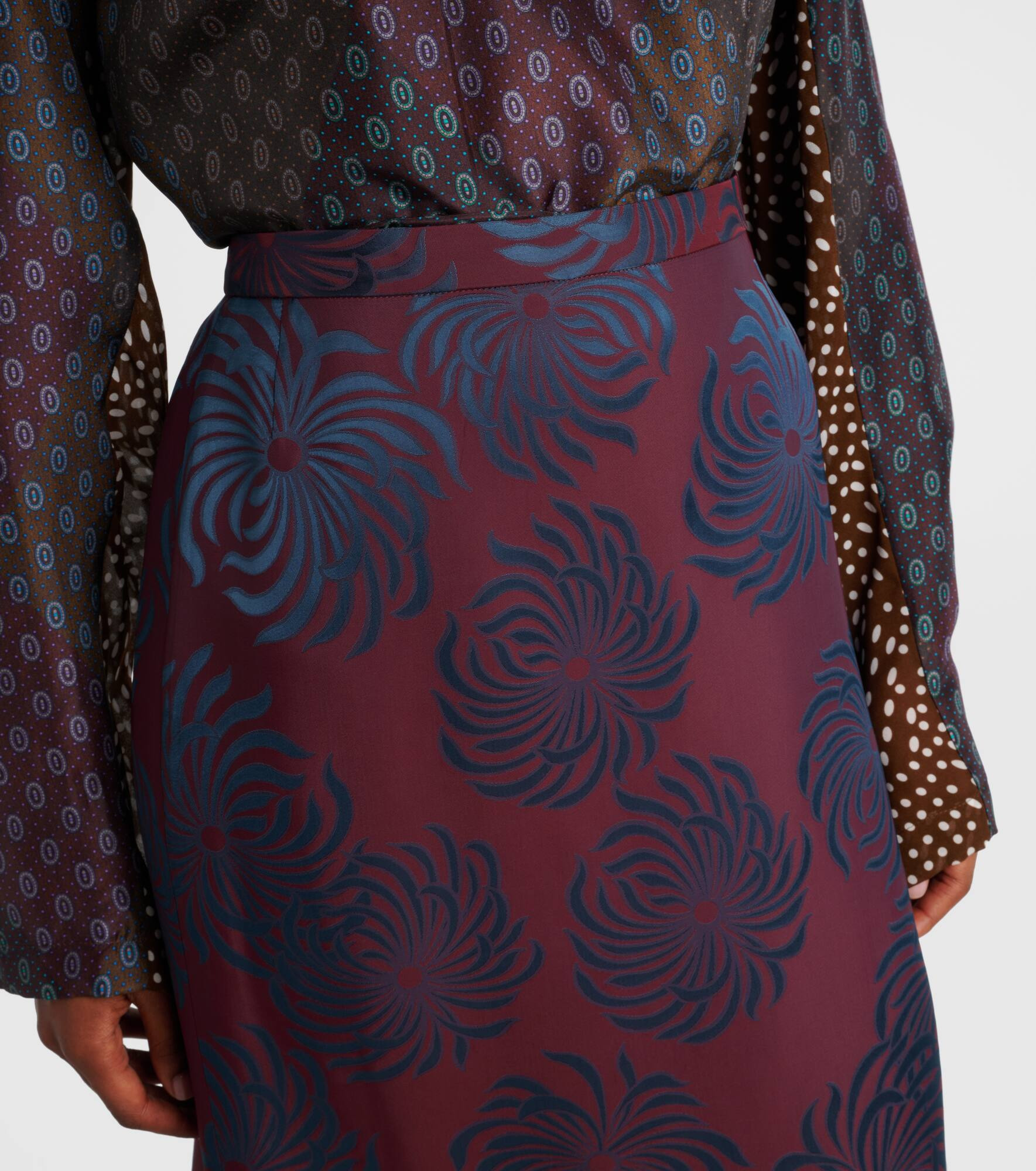 Printed midi skirt - 4