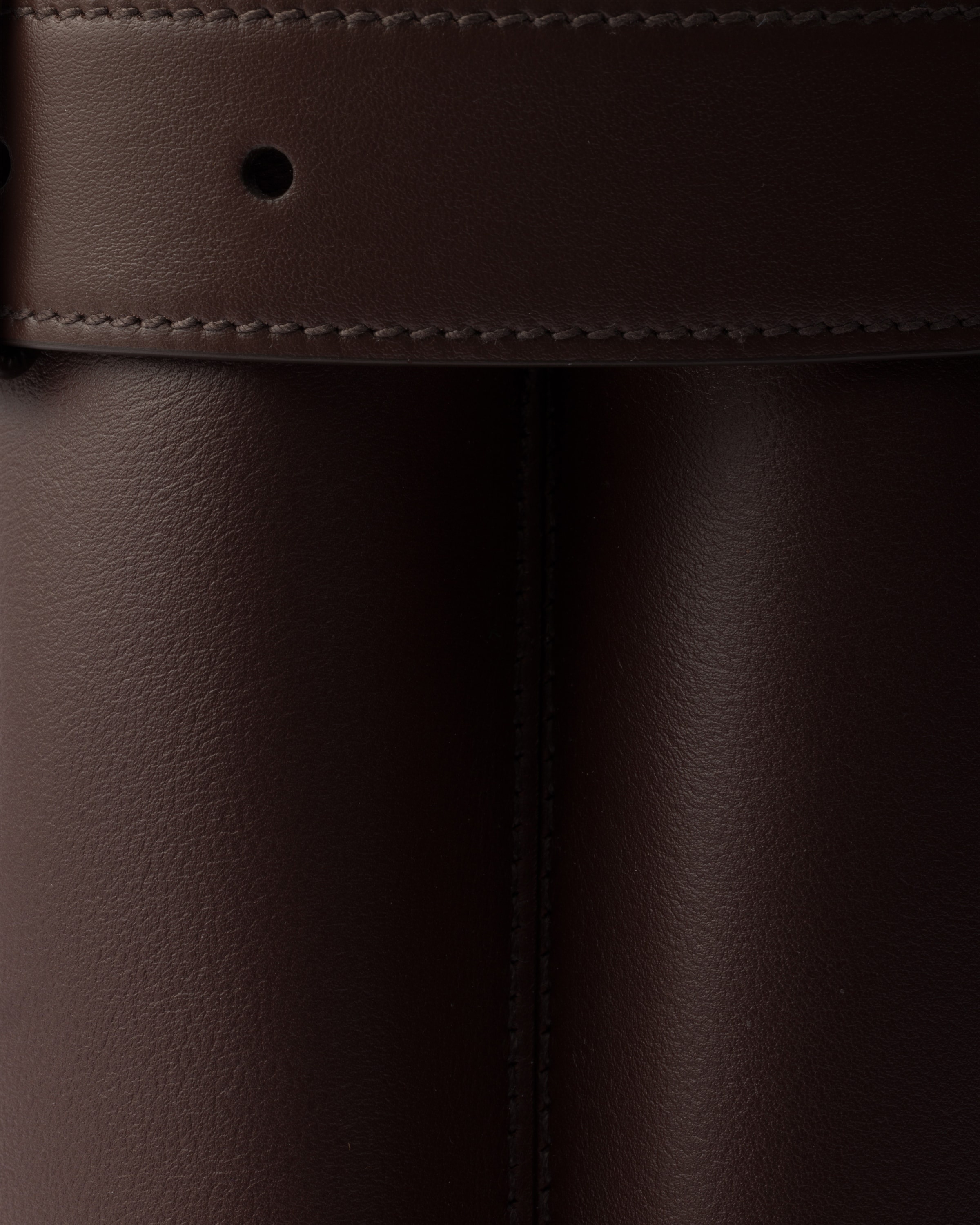 Prada Buckle small leather handbag with belt - 5