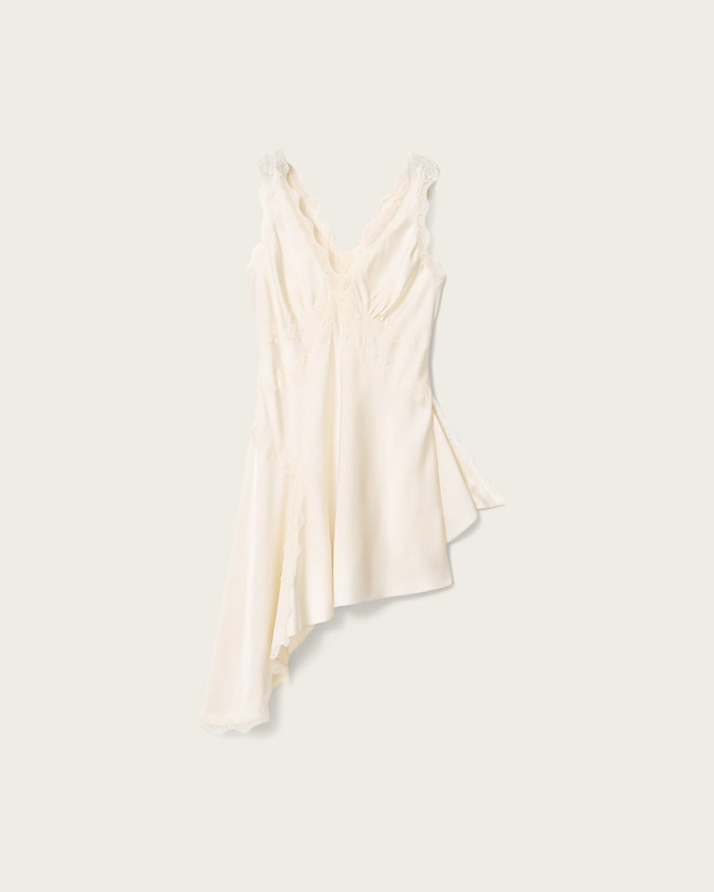 ILKA ASYMMETRIC LACE MINI DRESS 1