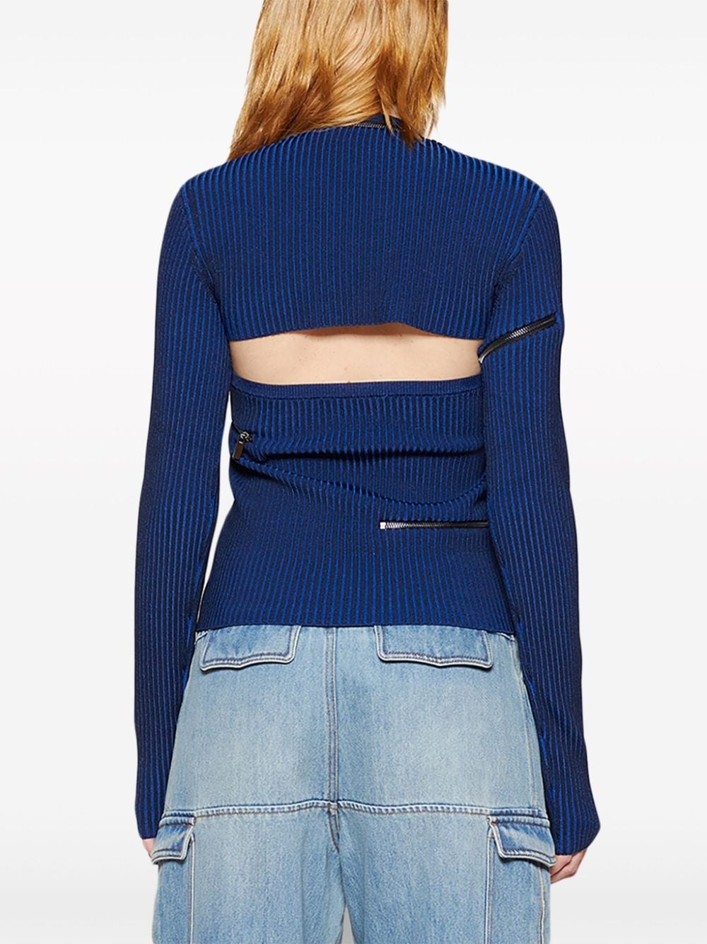 Revaler detachable-sleeve top - 5