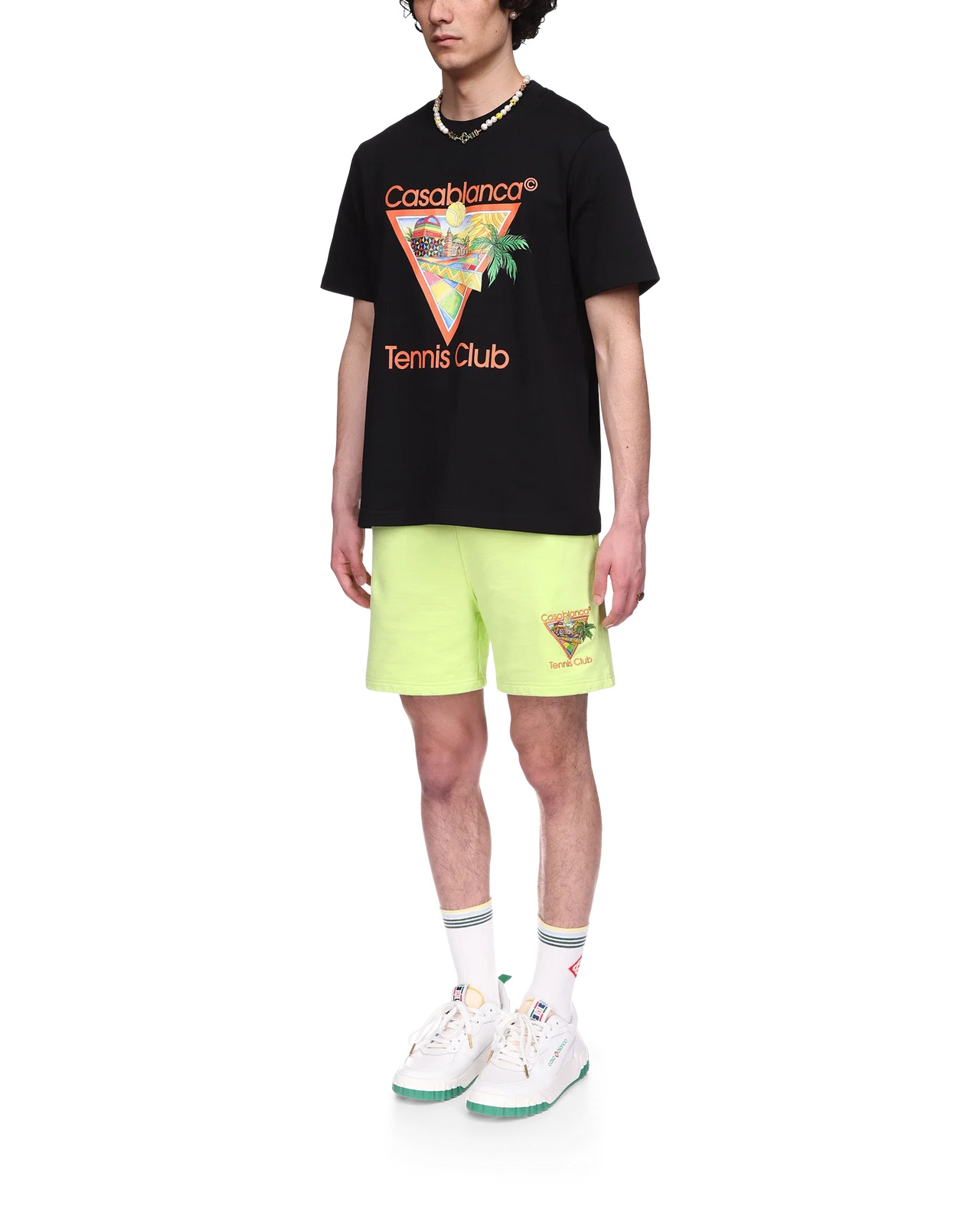 Afro Cubism Tennis Club T-Shirt | Casablanca Paris - 3