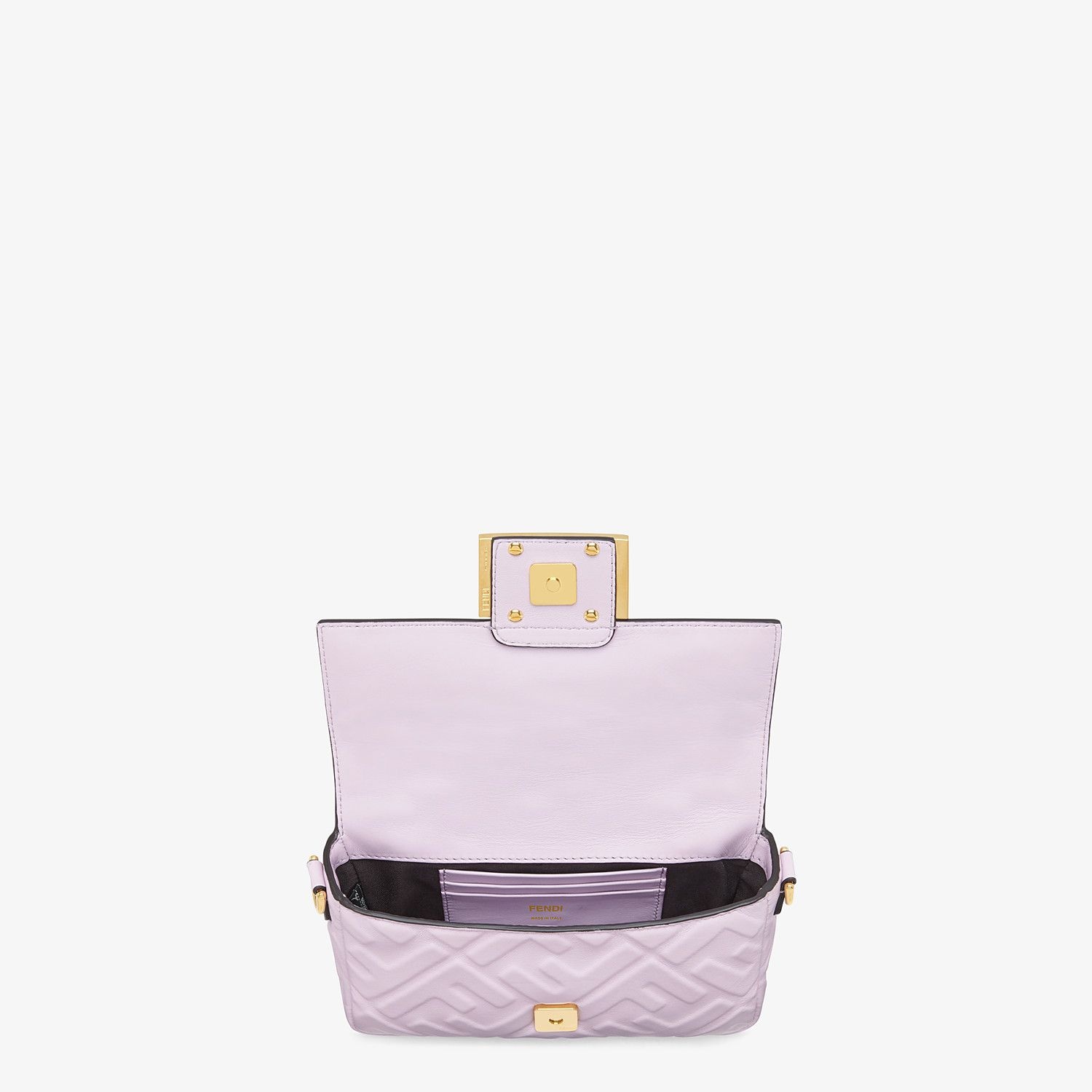 Lilac nappa leather FF Signature bag - 5