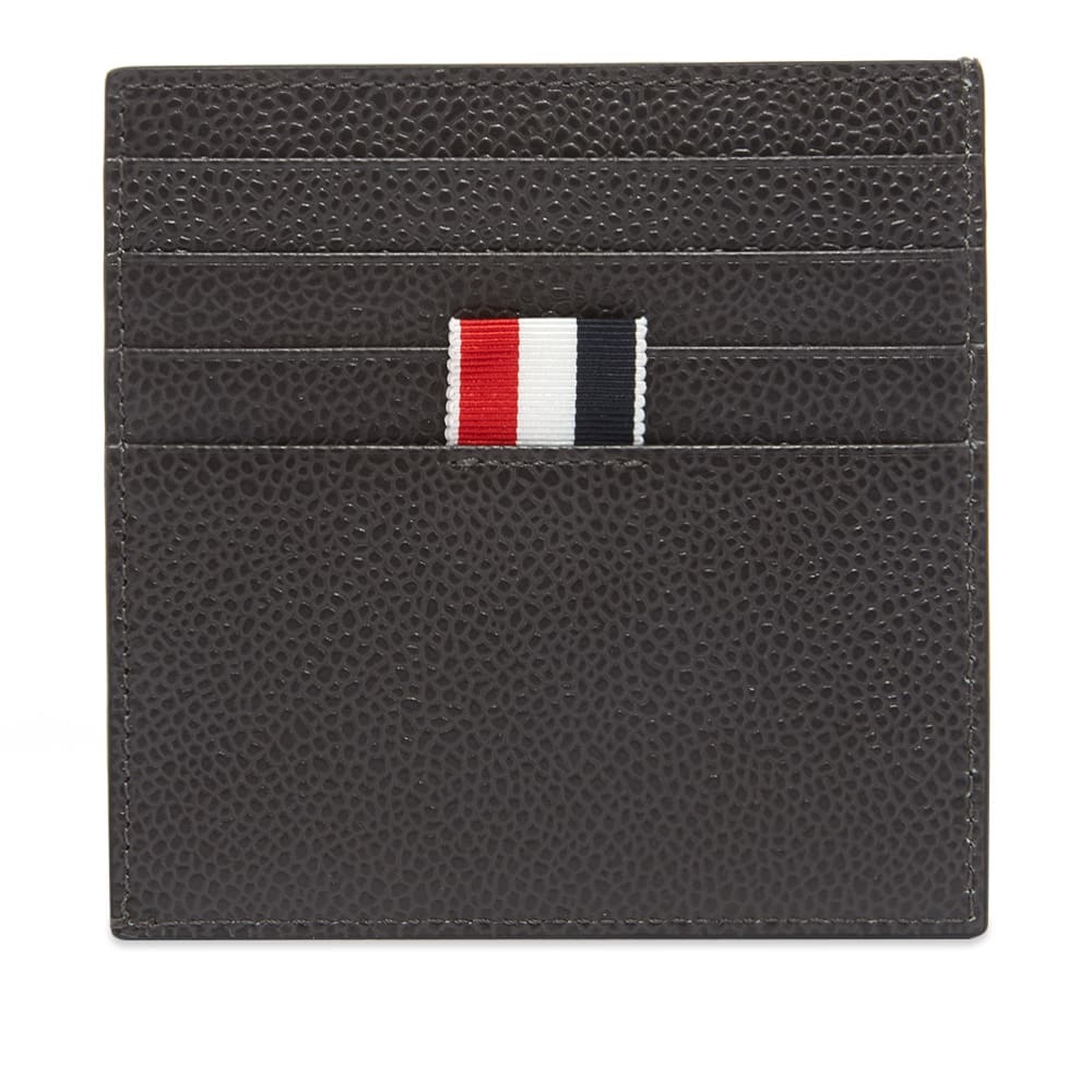 Thom Browne Pebble Grain Single Card Holder - 1