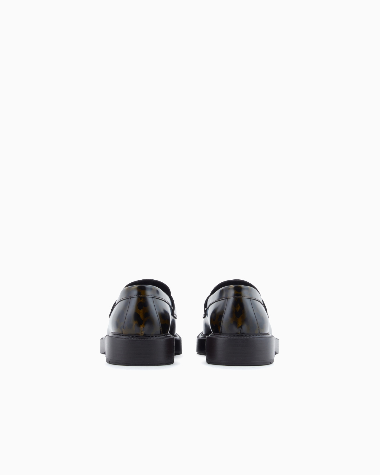SPECKLED LEATHER LOAFERS - 4