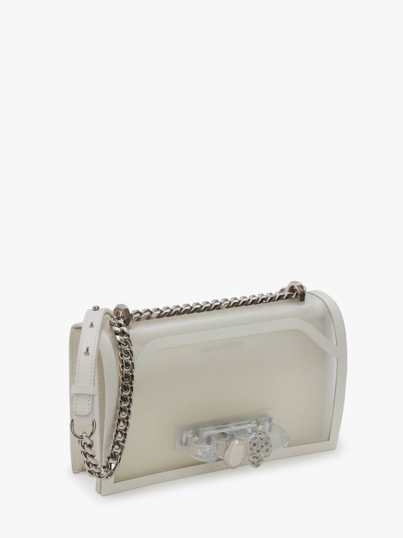 Jewelled Satchel in Transparent - 2