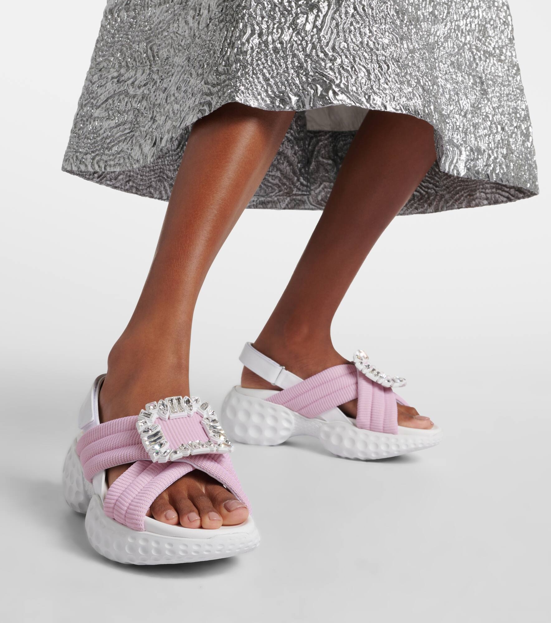 Viv' Run Light embellished sandals - 4