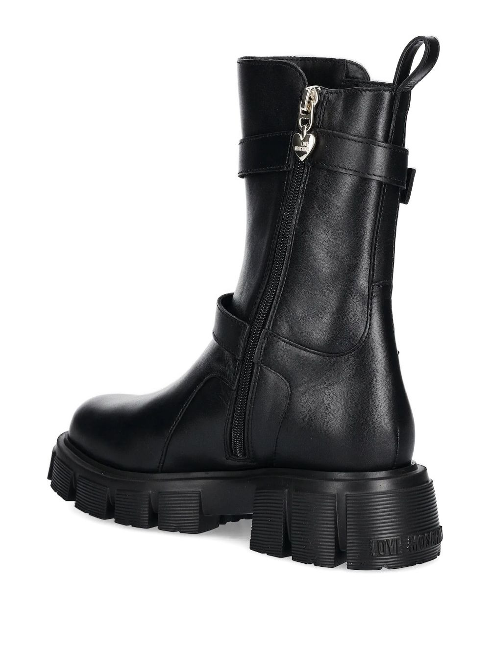 buckle-detail platform boots - 3
