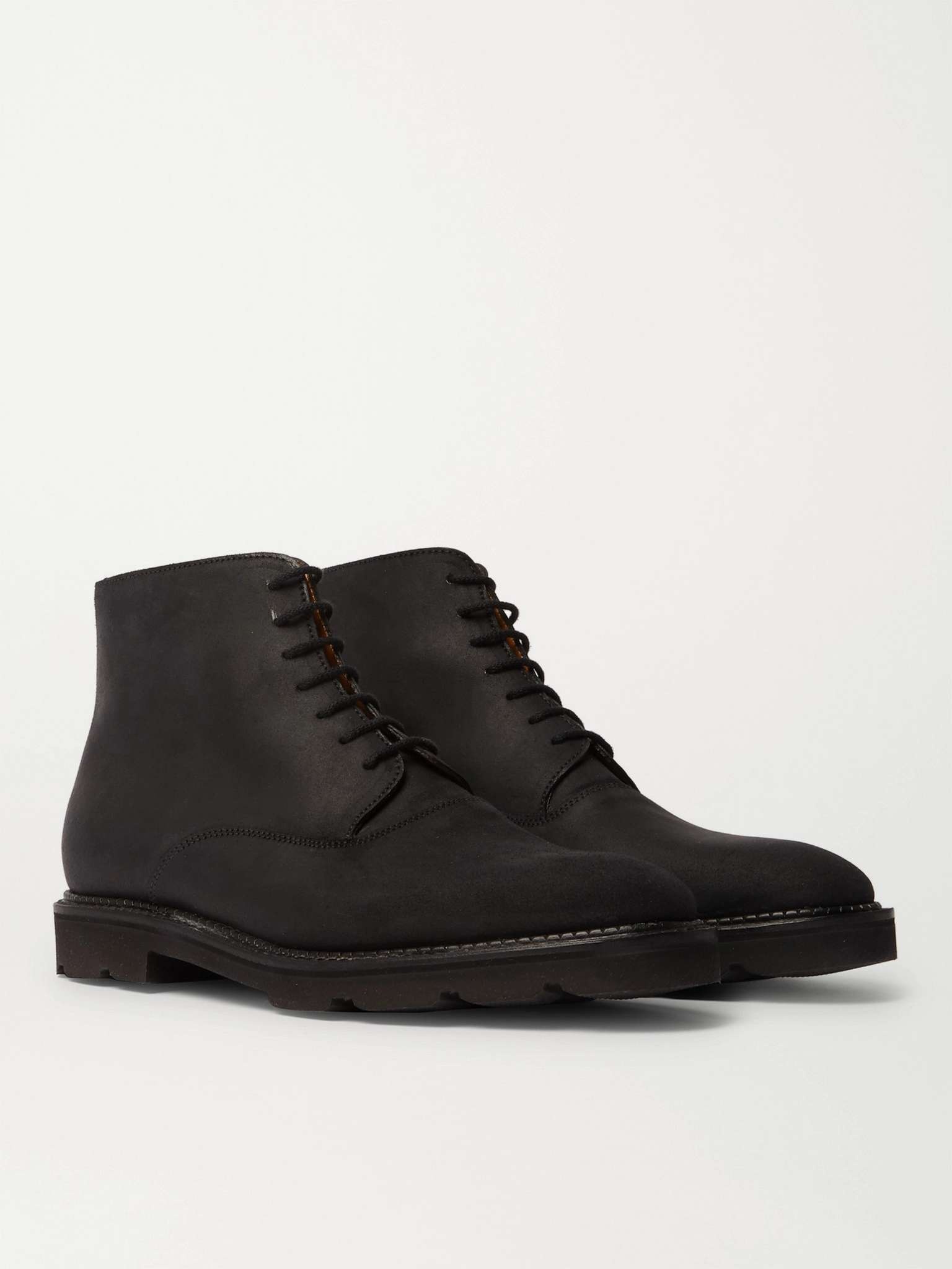 Forge Waxed-Leather Oxford Boots - 4