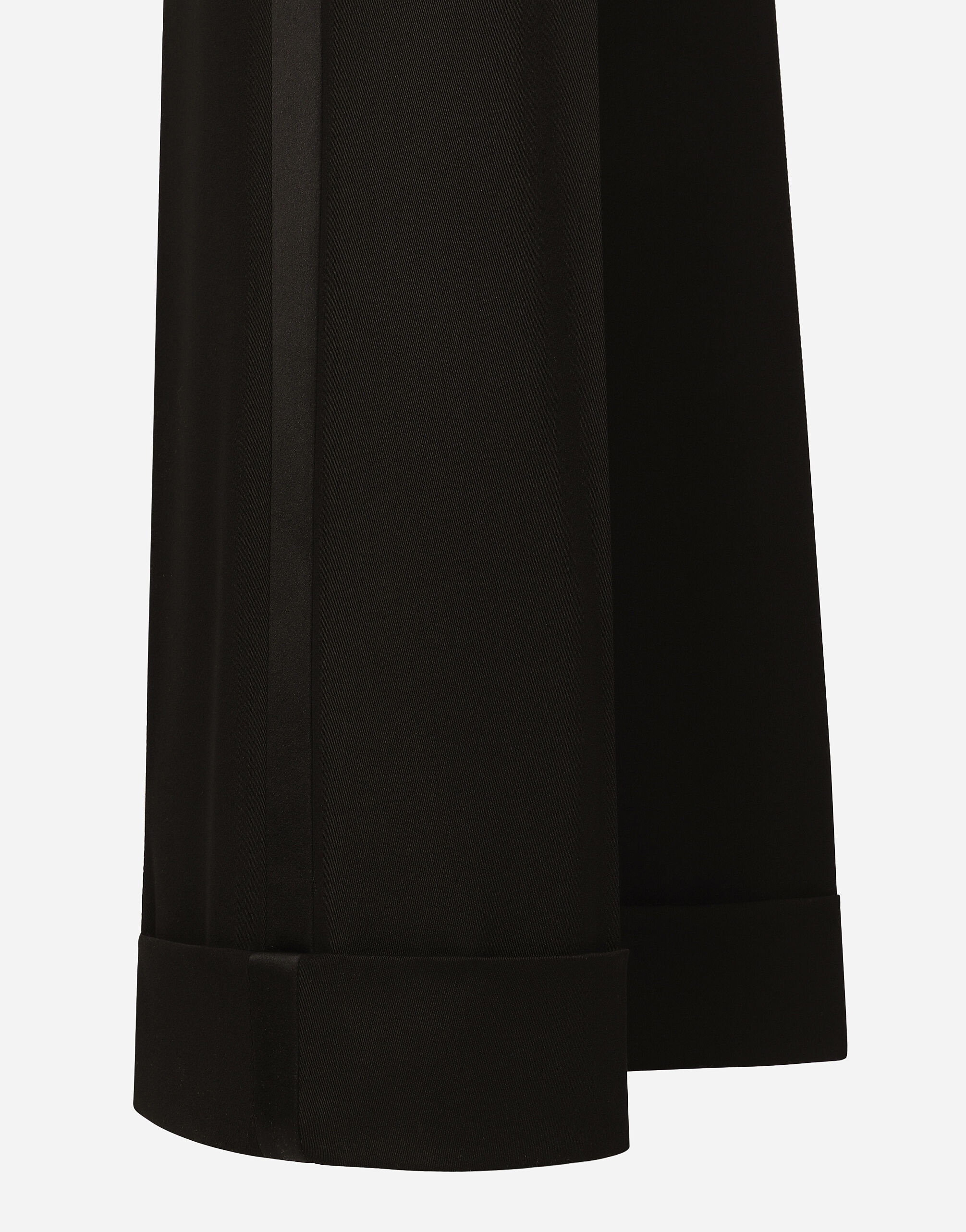 Flared wool gabardine pants - 11