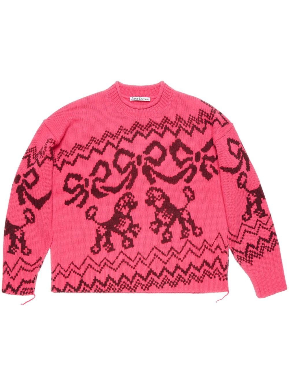 jacquard sweater - 1