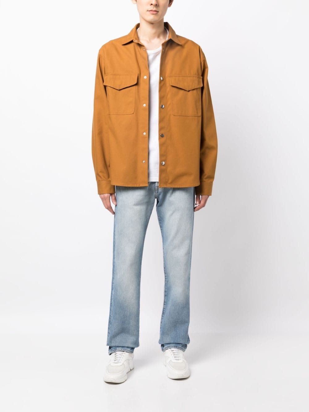 mid-rise straight-leg jeans - 2