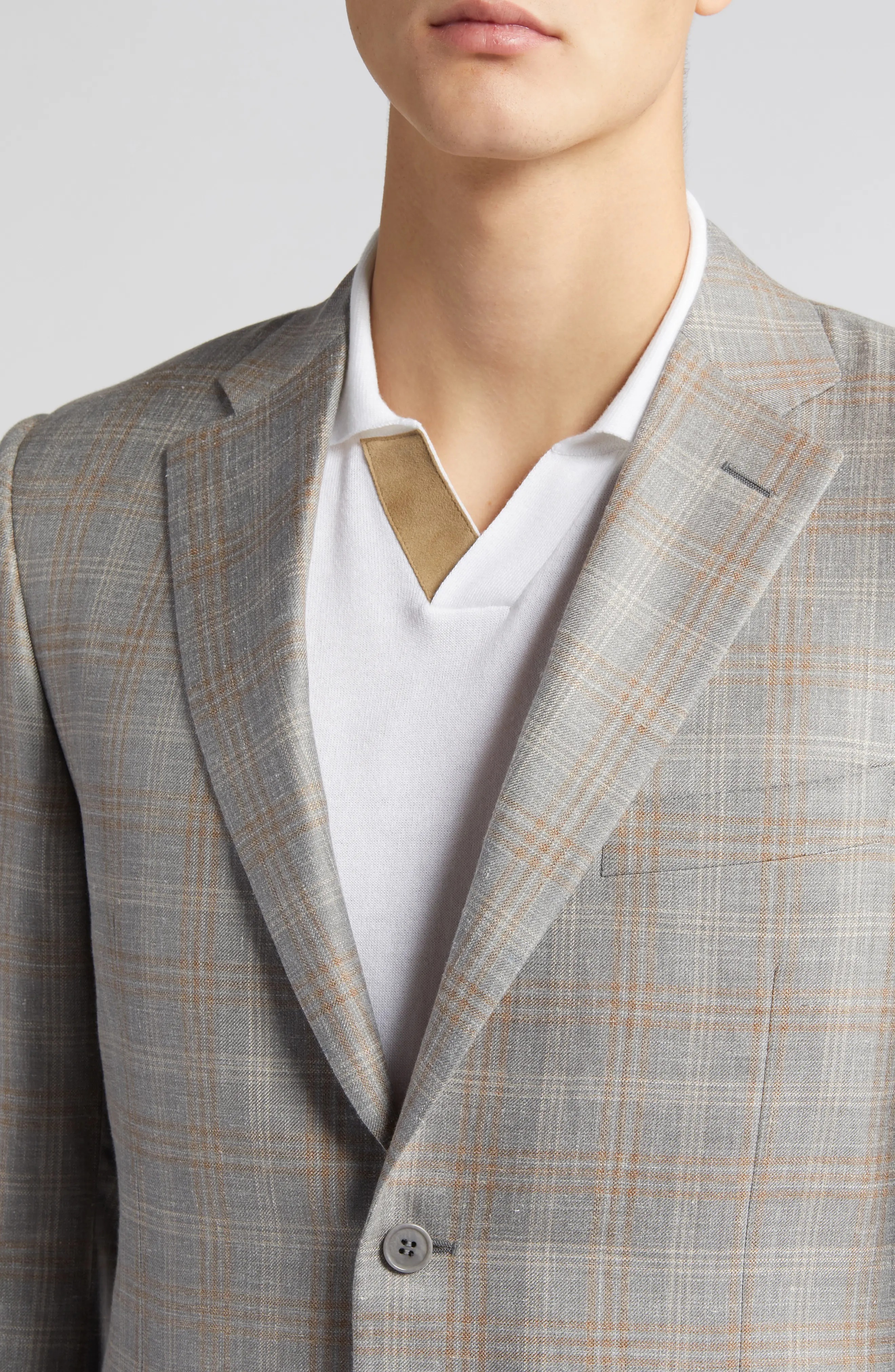 Siena Regular Fit Plaid Sport Coat - 4