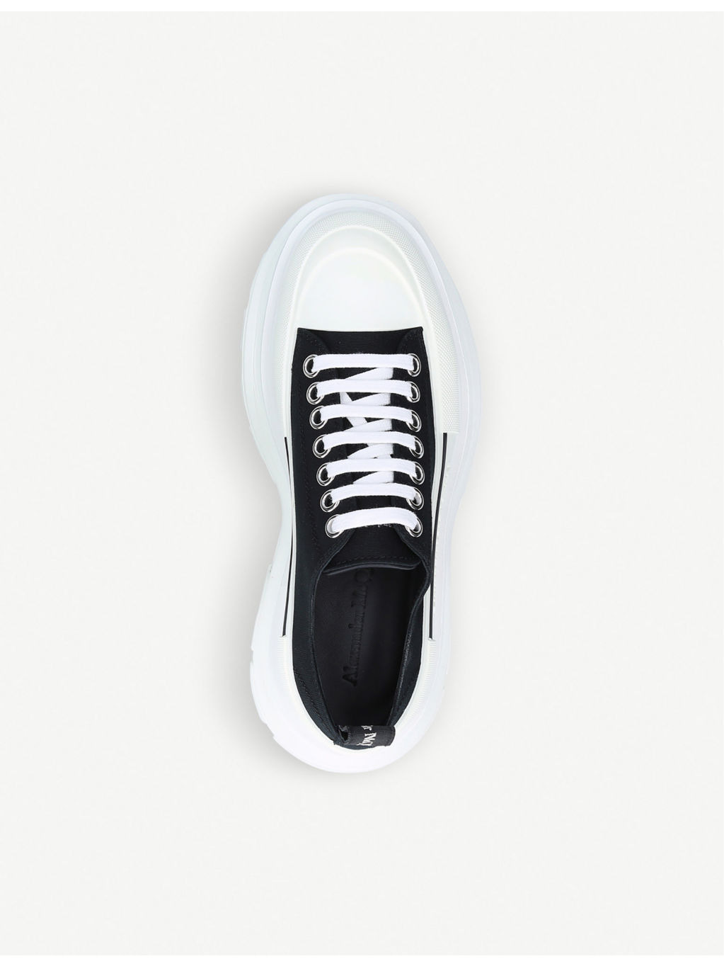 Women's Tread Slick lace-up cotton-canvas trainers - 2