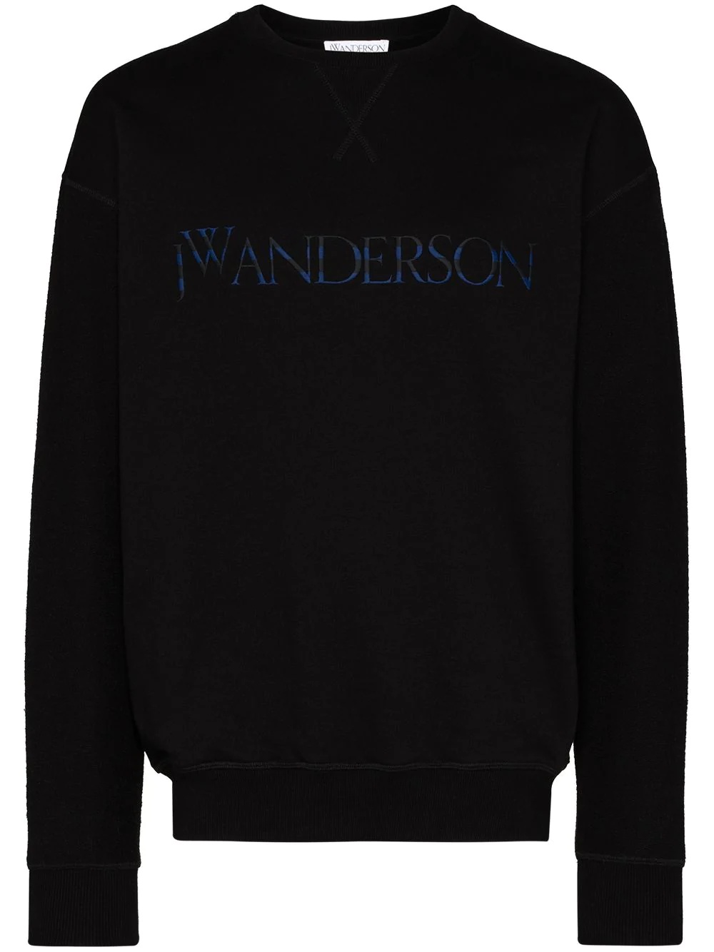 embroidered-logo sweatshirt - 1