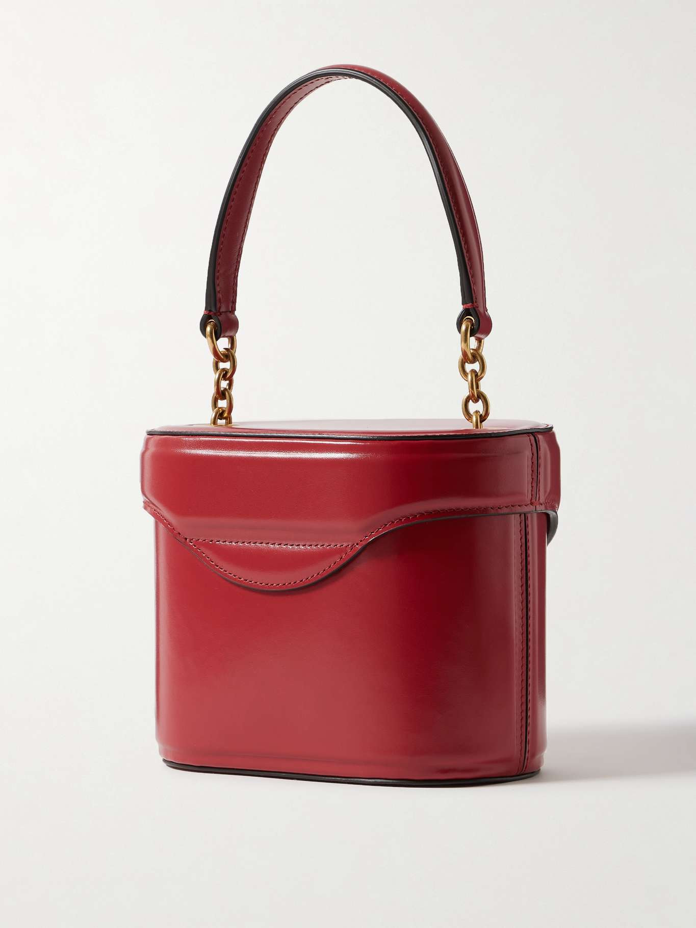 Vain leather shoulder bag Red - 3