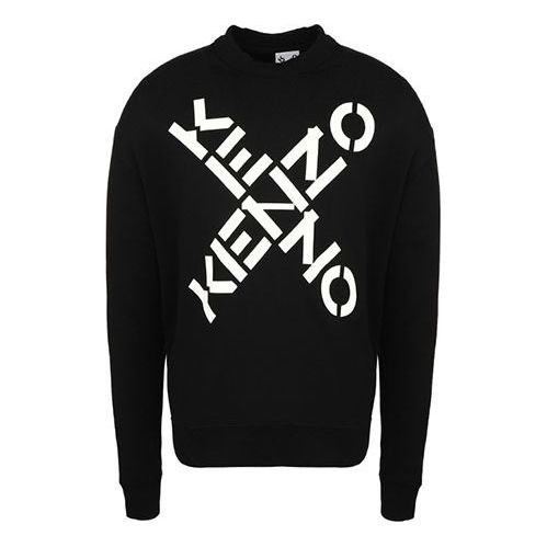 KENZO Round Collar Long Sleeve Male Black FA65SW5214MS-99 - 1