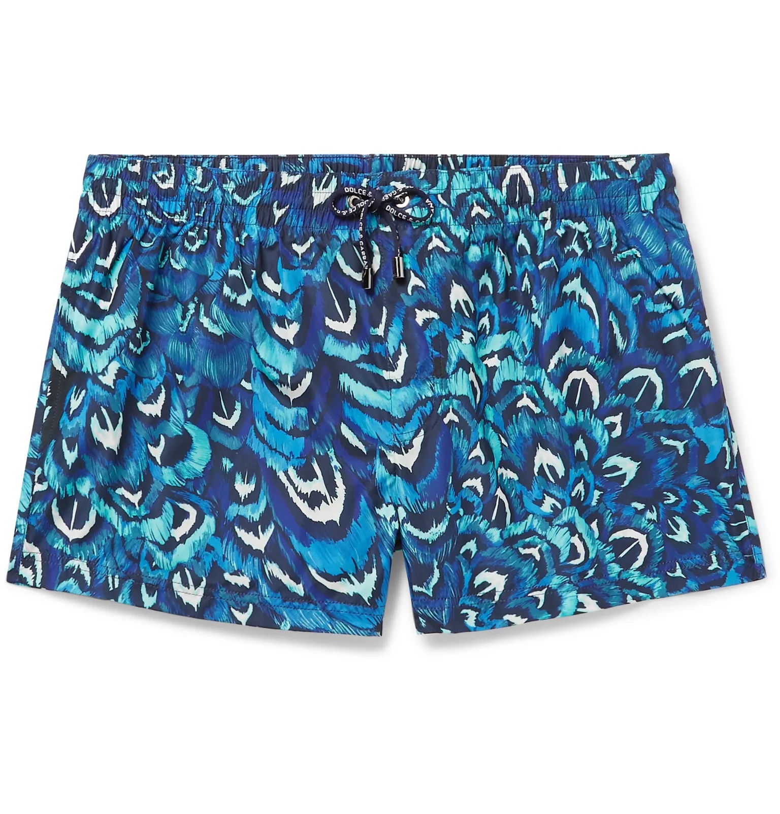 Slim-Fit Short-Length Printed Swim Shorts - 1