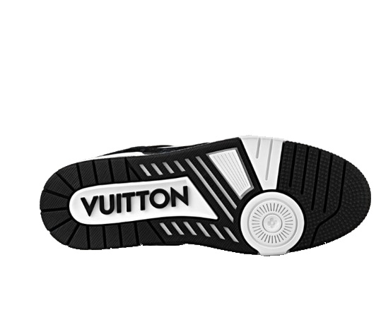 LOUIS VUITTON Paris Exclusive LV Trainers 'White Black' 1AAVUN - 4
