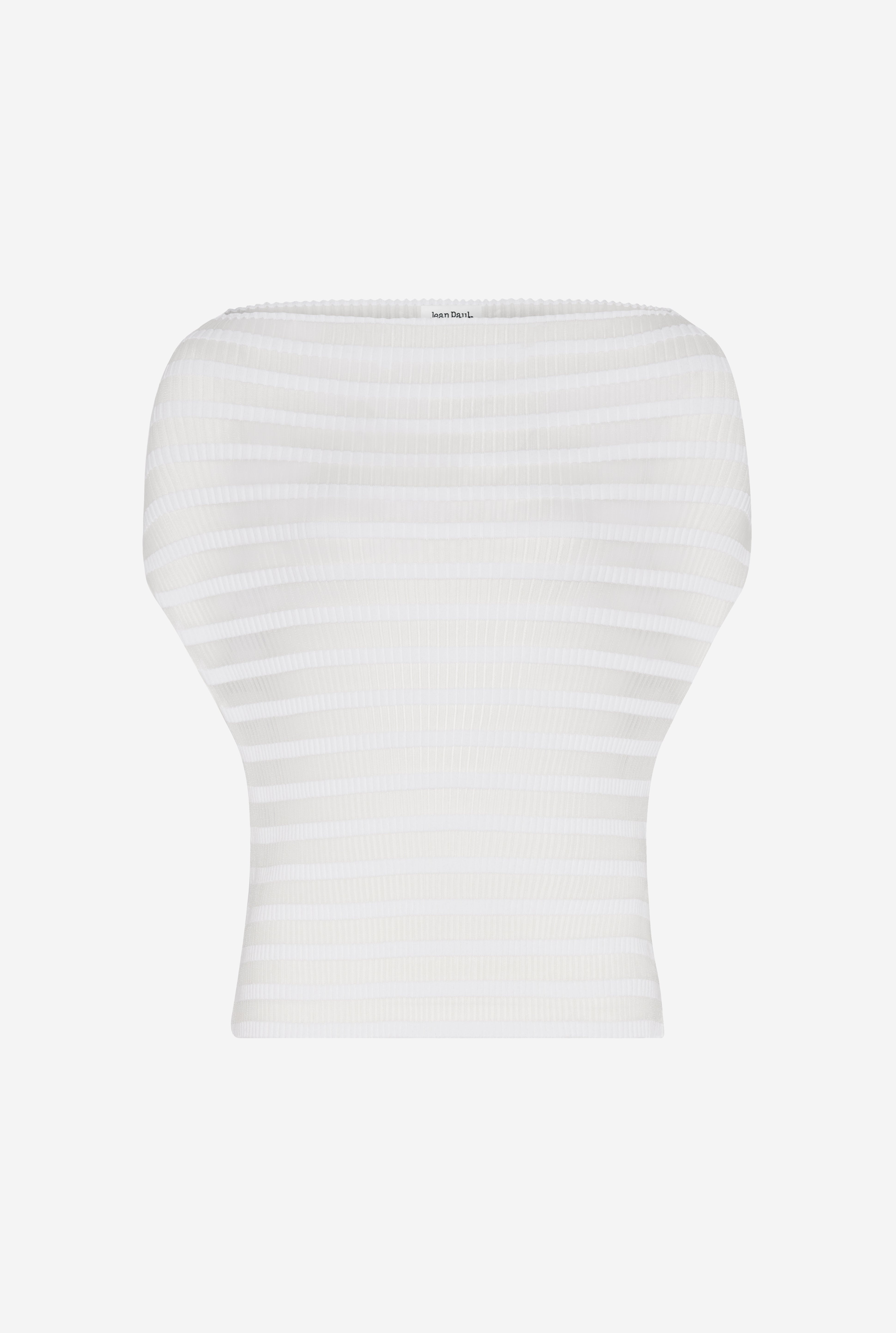 THE MARINIÈRE STRIPED WHITE TOP - 5