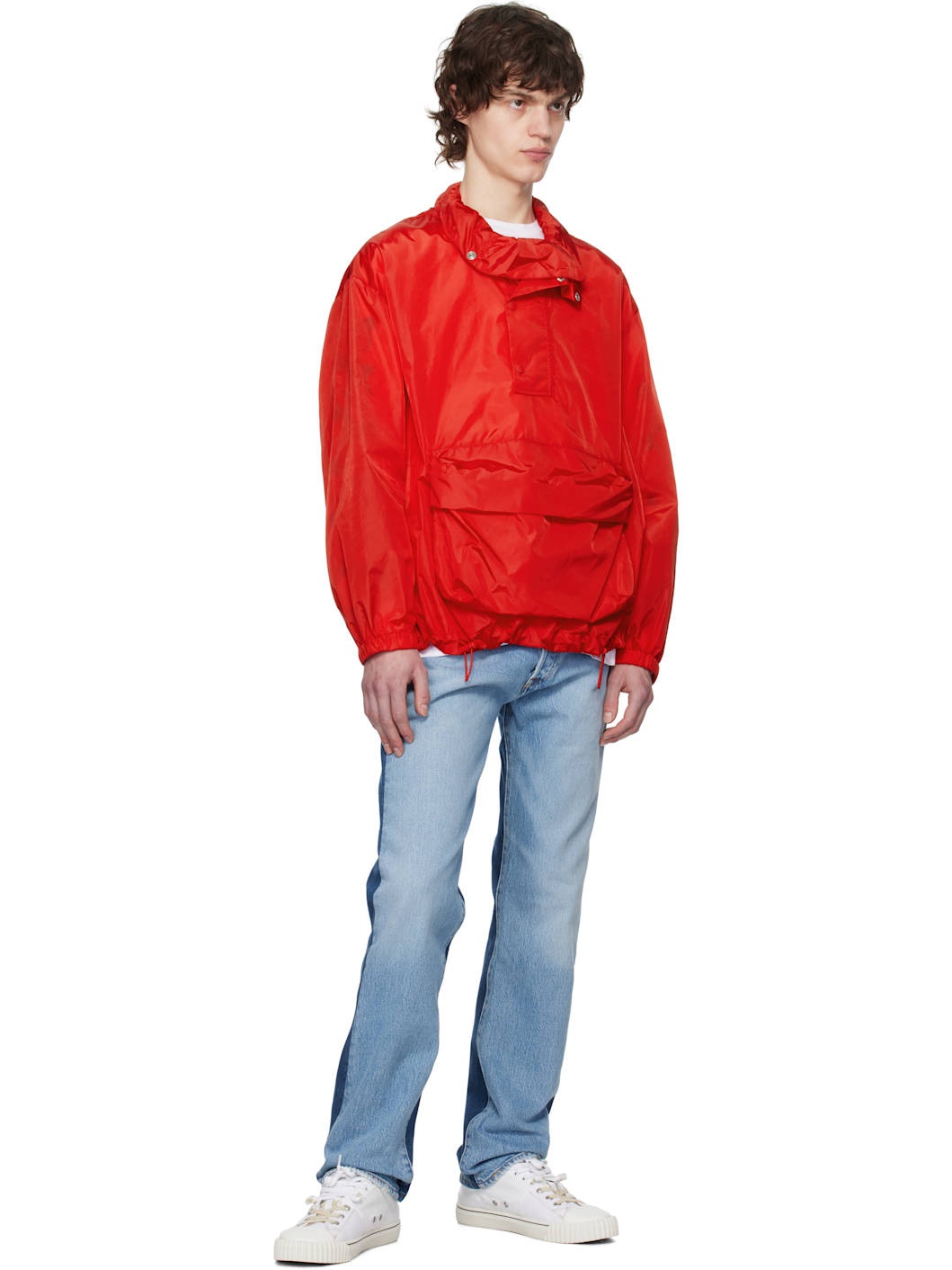 Red Cargo Flap Pocket Jacket - 4