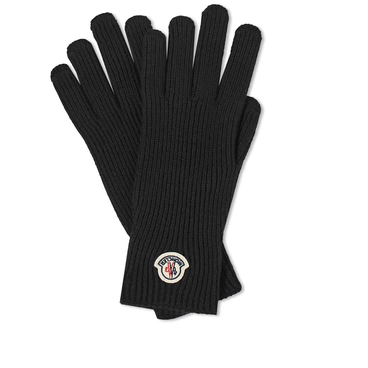 Moncler Wool Logo Gloves - 1