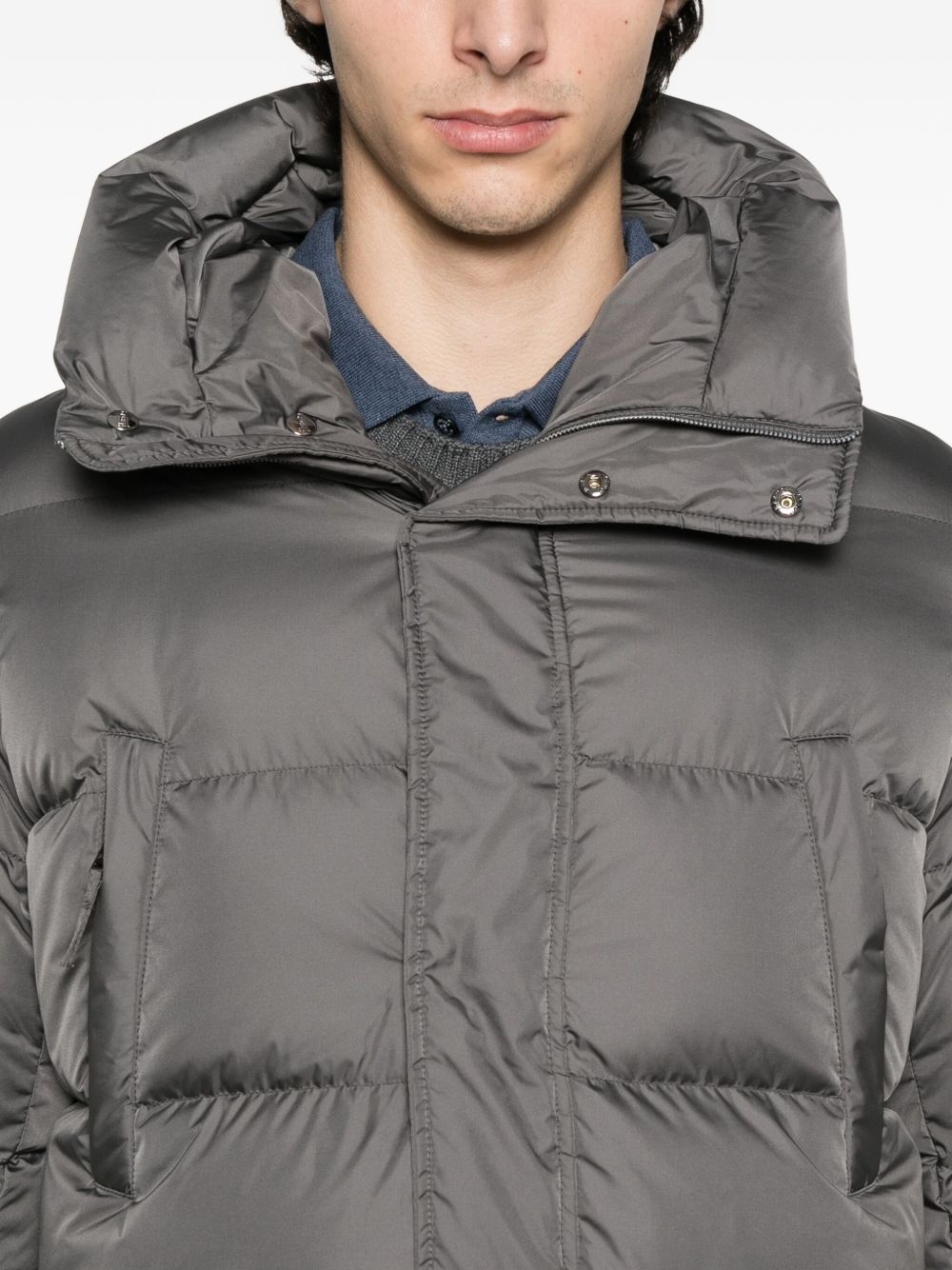 hooded quilted jacket - 5