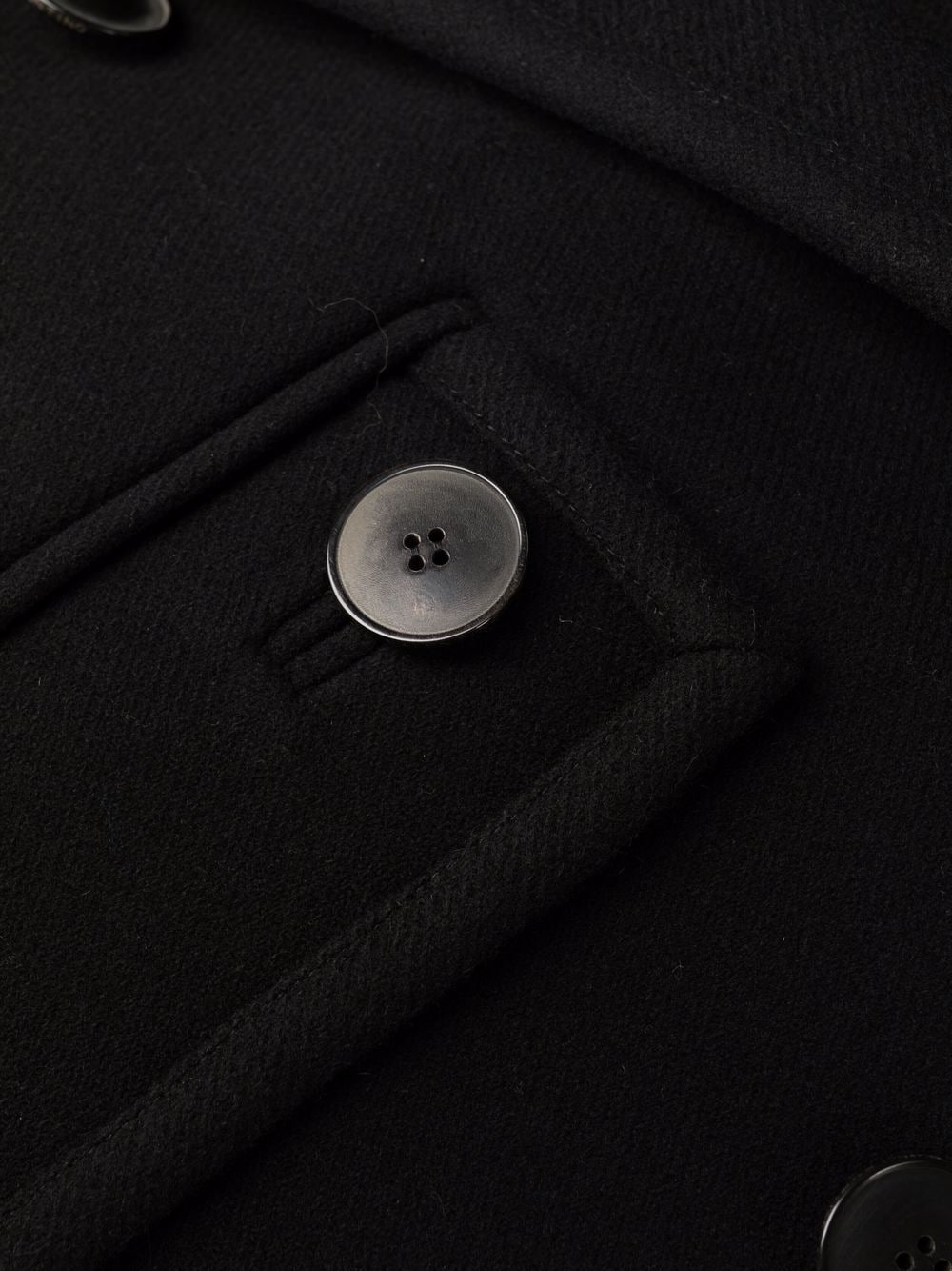 double-breasted virgin wool-blend coat - 6