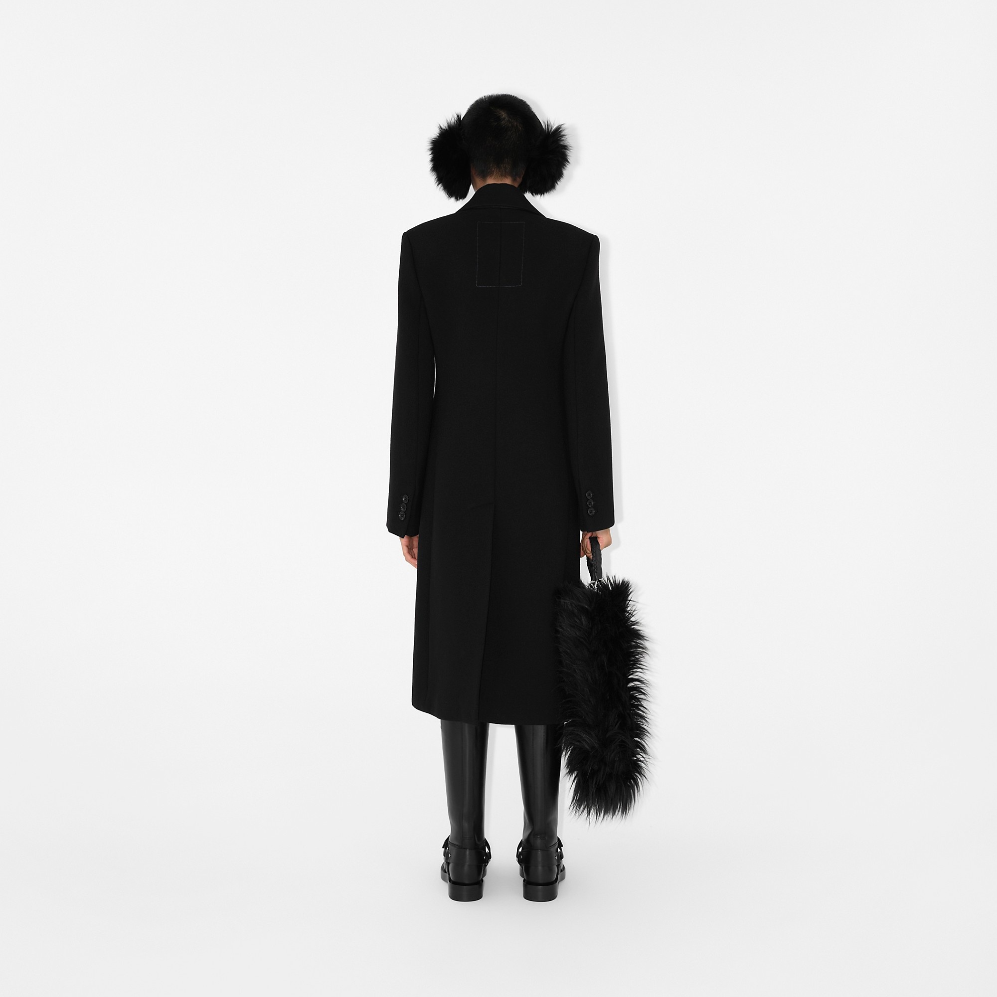 Wool Tailored Coat - 4