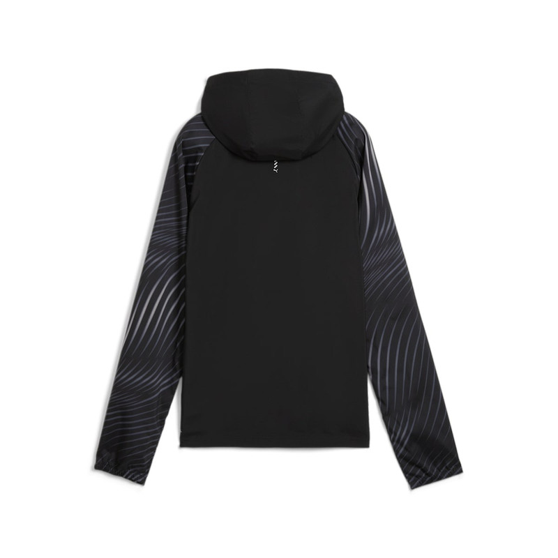 PUMA (WMNS) PUMA Favourite Velocity Printed Woven Running Jacket 'Black' 524035-82 outlook