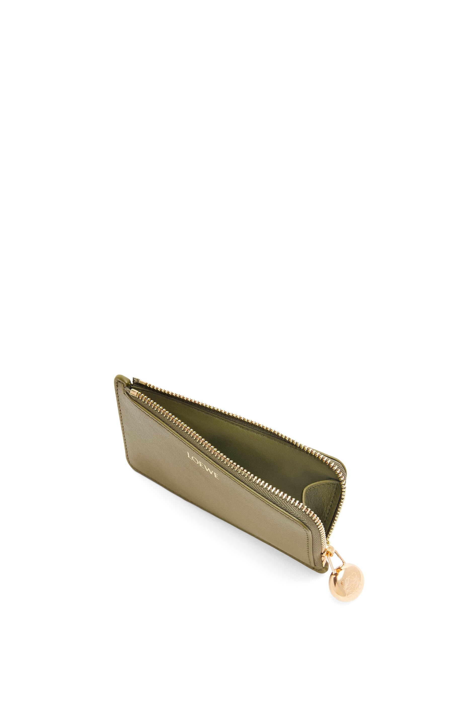 Pebble coin cardholder in shiny nappa calfskin - 4
