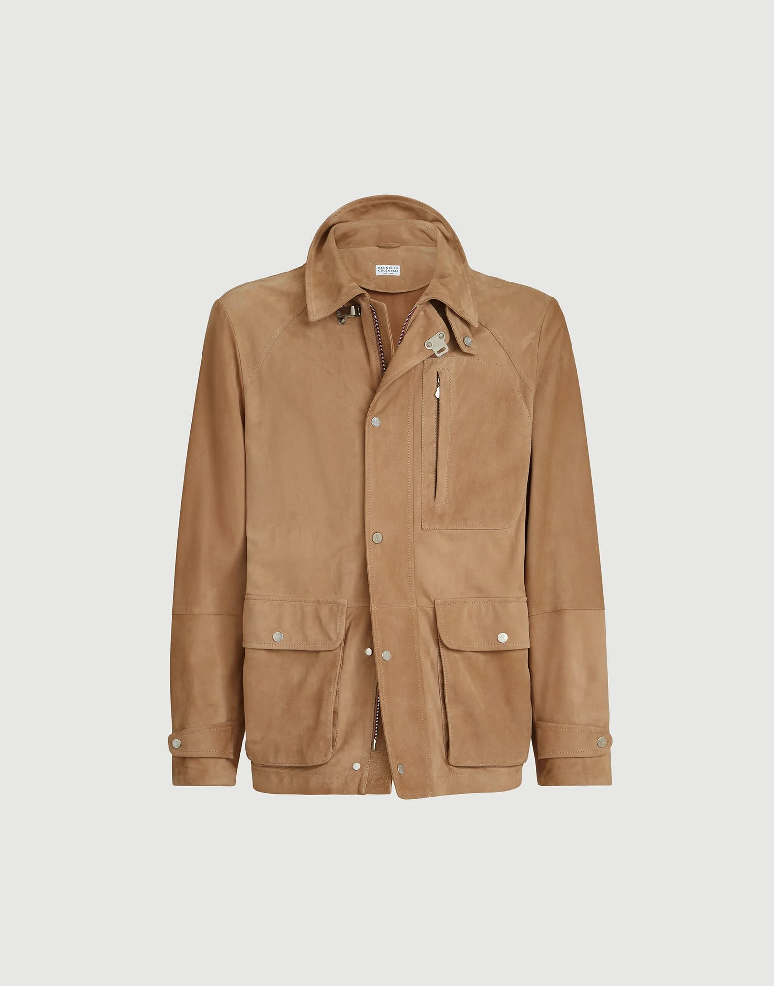 Suede unlined field jacket - 1