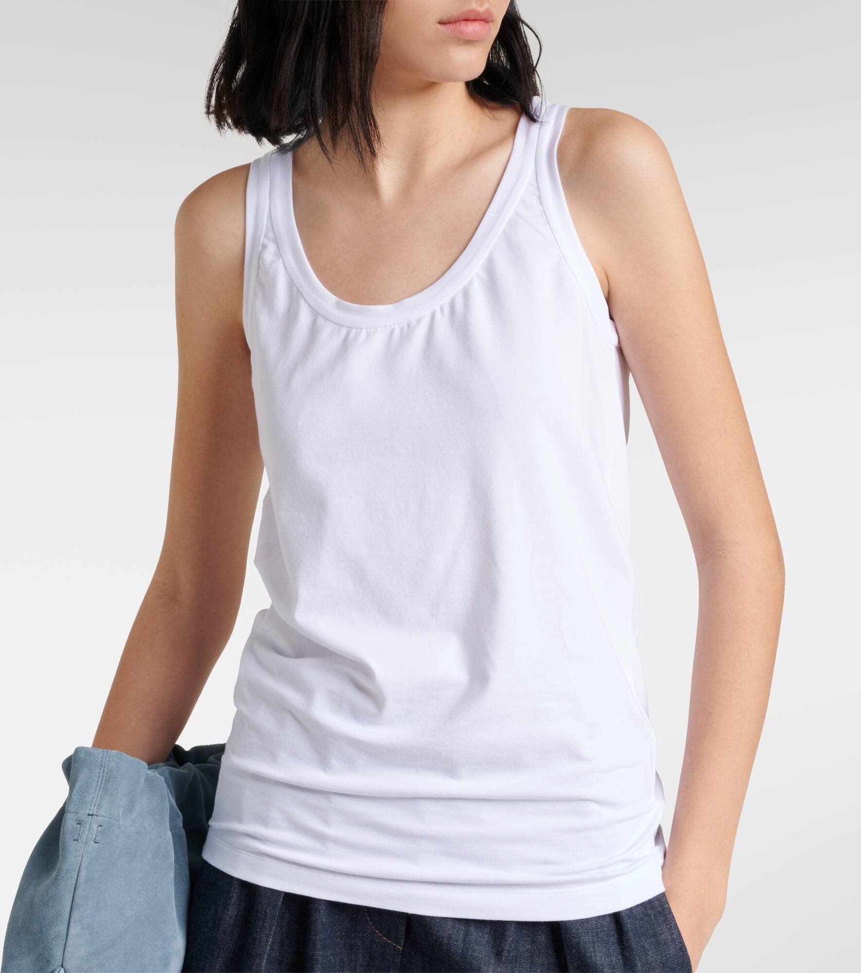 Cotton-blend tank top - 4