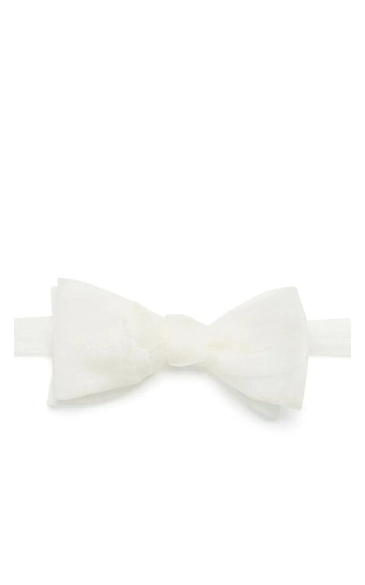 Silk Chiffon Bow Tie - 1