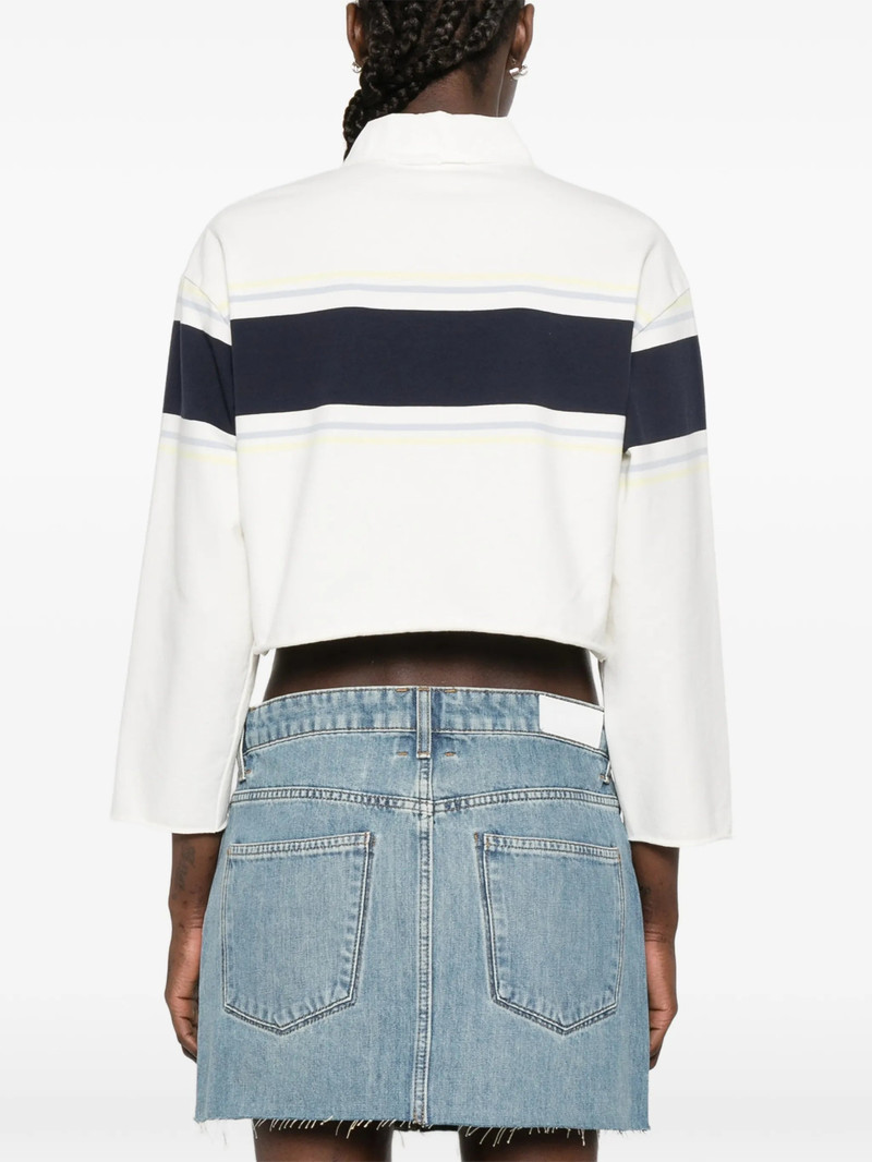 Re/done Stripe-detail Polo Top 3