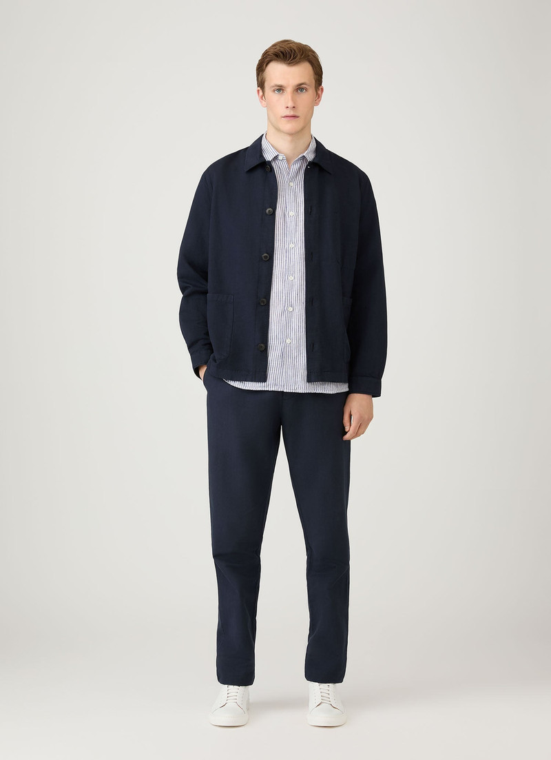 Sunspel Short Sleeve Linen Shirt outlook