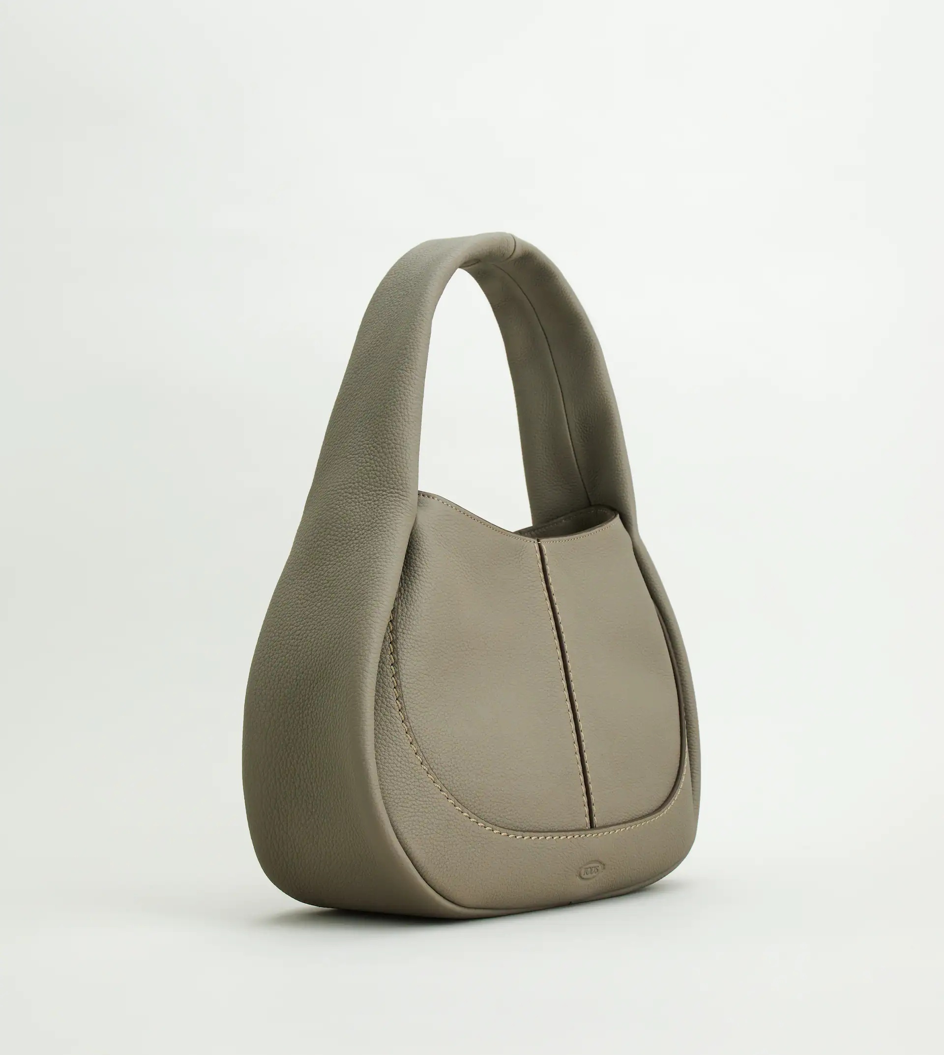TOD'S SHIRT HOBO BAG SMALL - GREY - 3